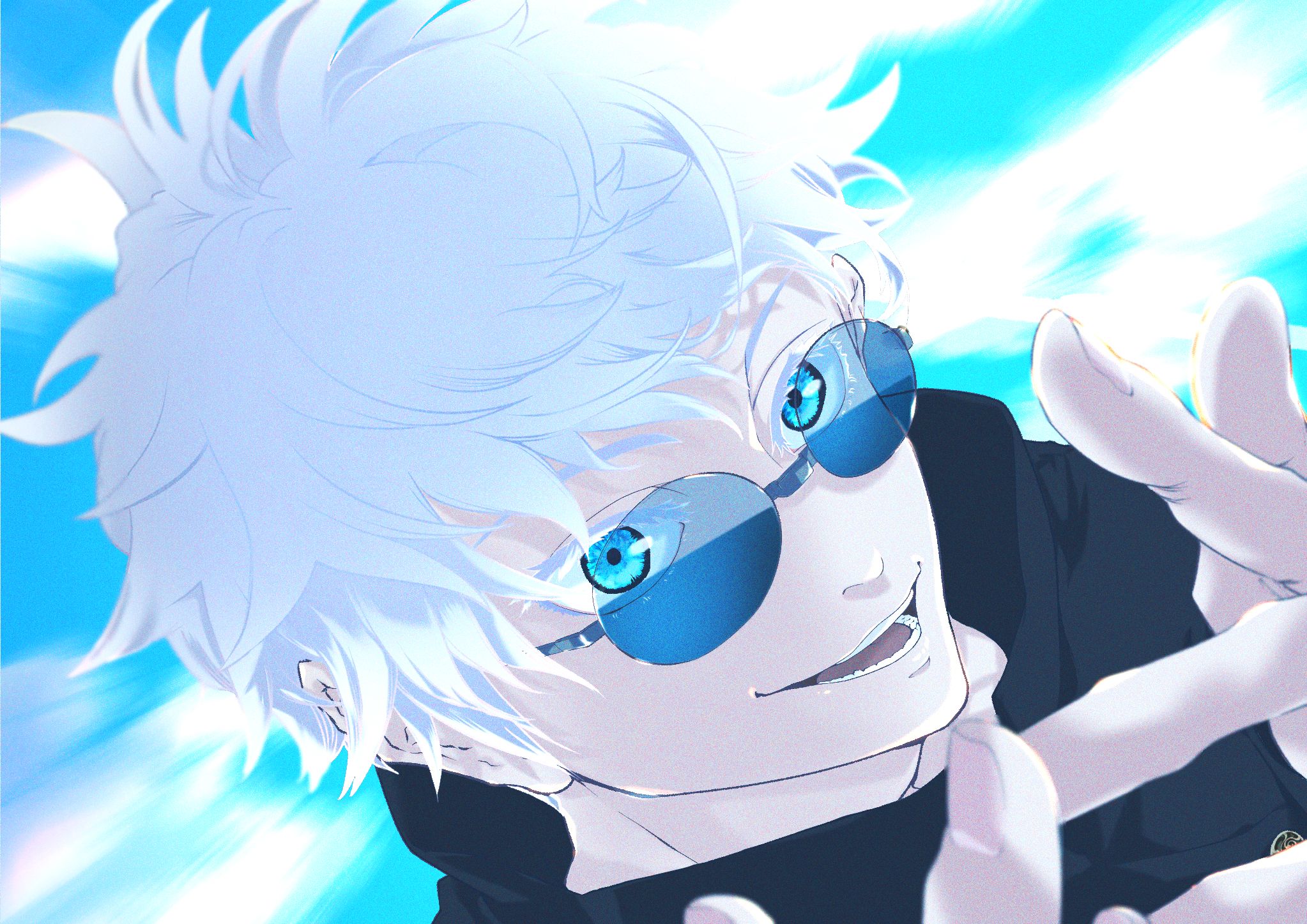 2046x1447 Satoru Gojo HD Wallpaper and Background