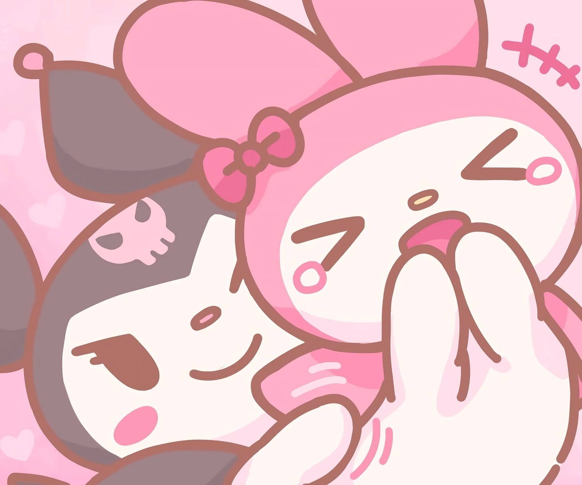 1920x1600 My Melody Kuromi Wallpaper