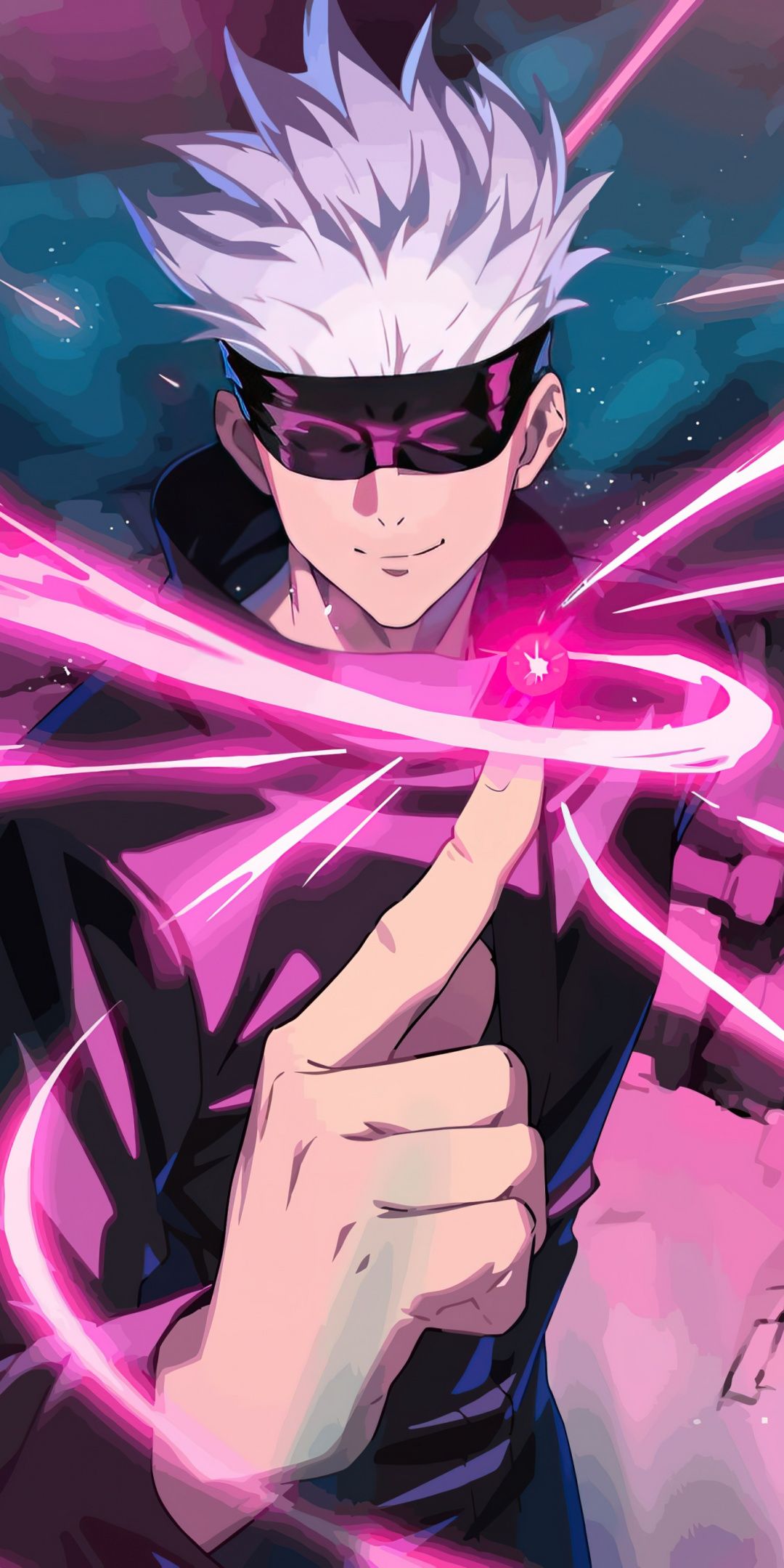 1080x2160 Satoru Gojo Wallpaper 4K, Jujutsu Kaisen, Manga series