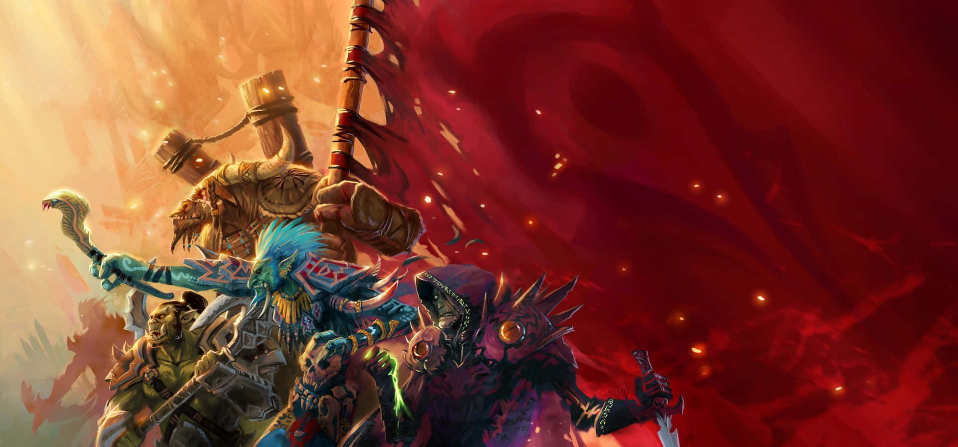 1920x896 World Of Warcraft Horde Wallpaper