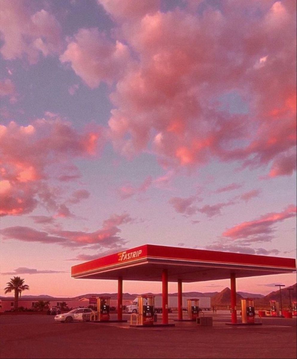 993x1200 gas station ⛽️. Aesthetic wallpaper, Sky aesthetic, Aesthetic picture