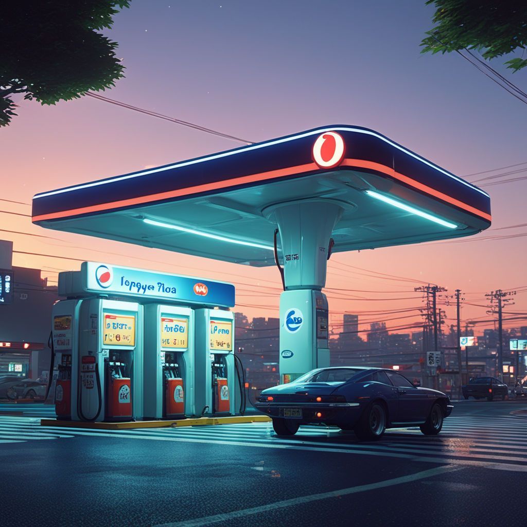 1024x1024 retro gas station backdrop