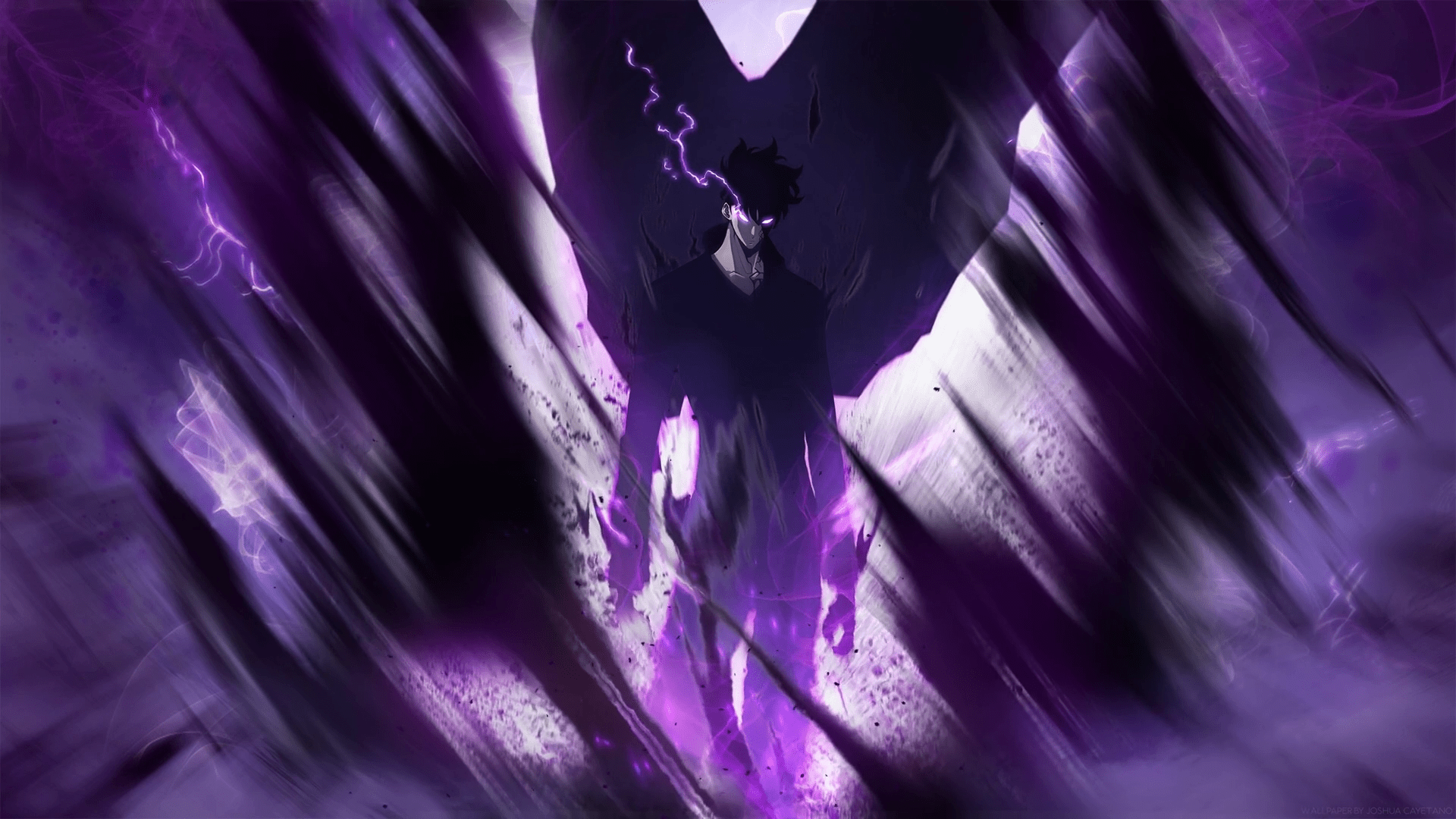 1920x1080 Solo Leveling Purple Live Wallpaper