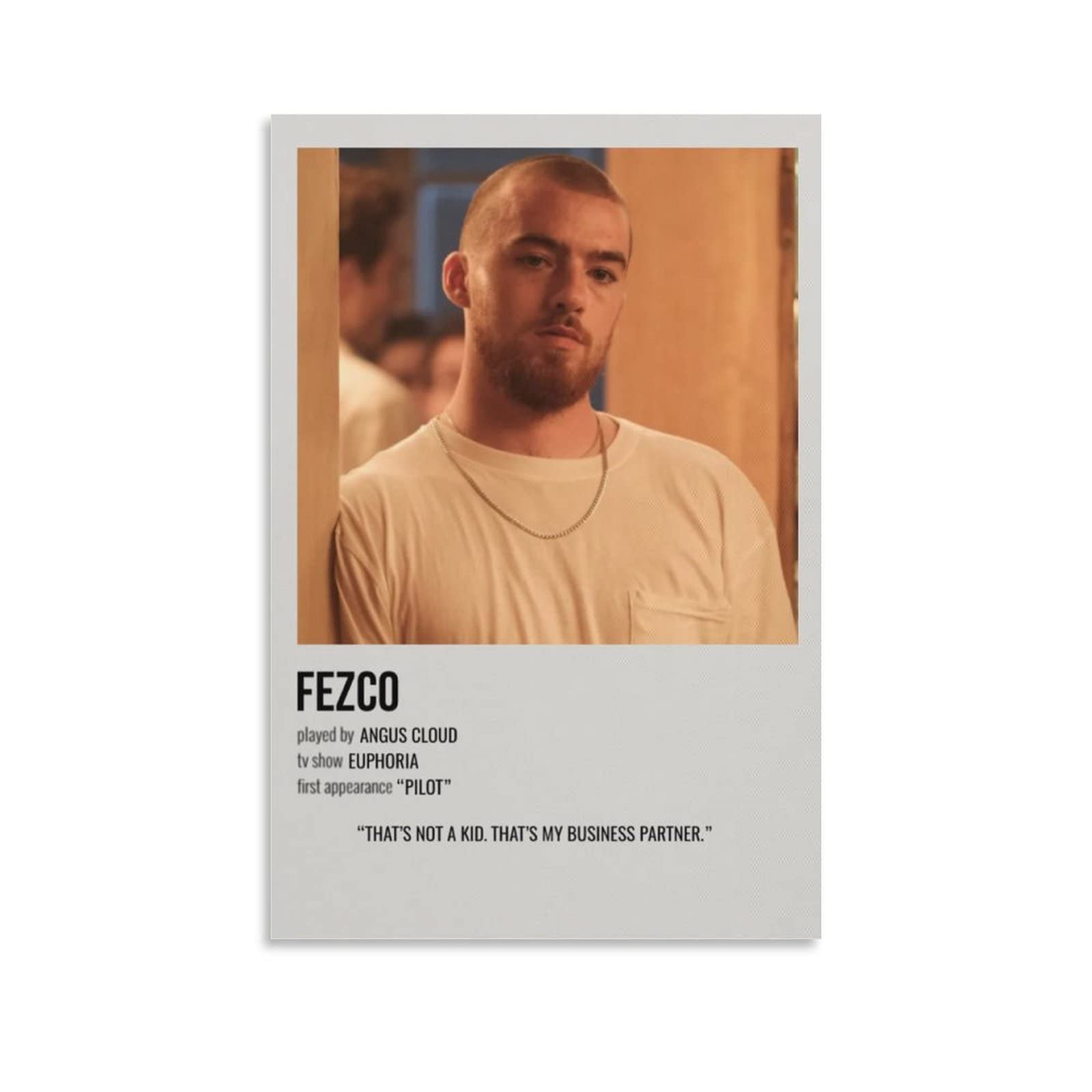 1600x1600 XUSHKAOL 3 Panel Hanging Posters Vertical Fezco Played By Angus Cloud Unframe Style 20x30inch(50x75cm): Posters & Prints