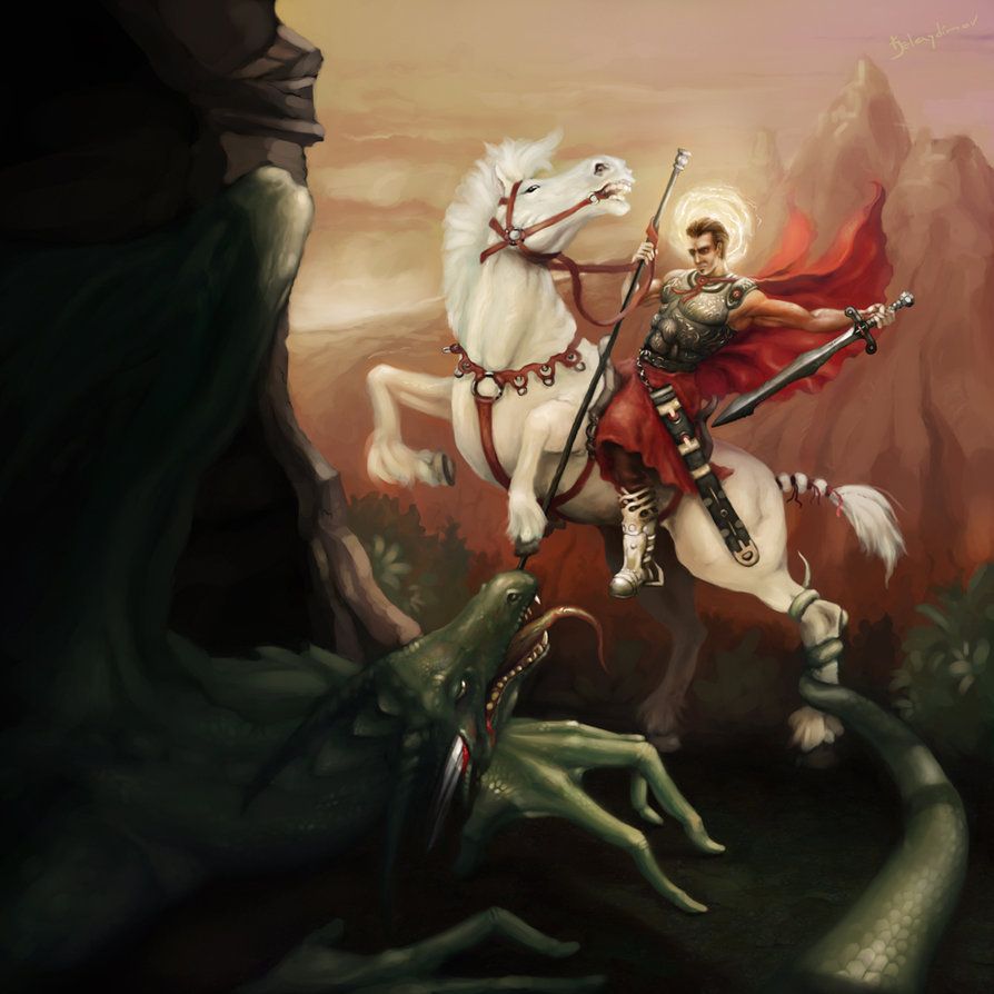 894x894 St. George Wallpaper
