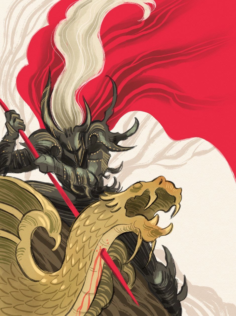 940x1254 Sygnin George and the Dragon