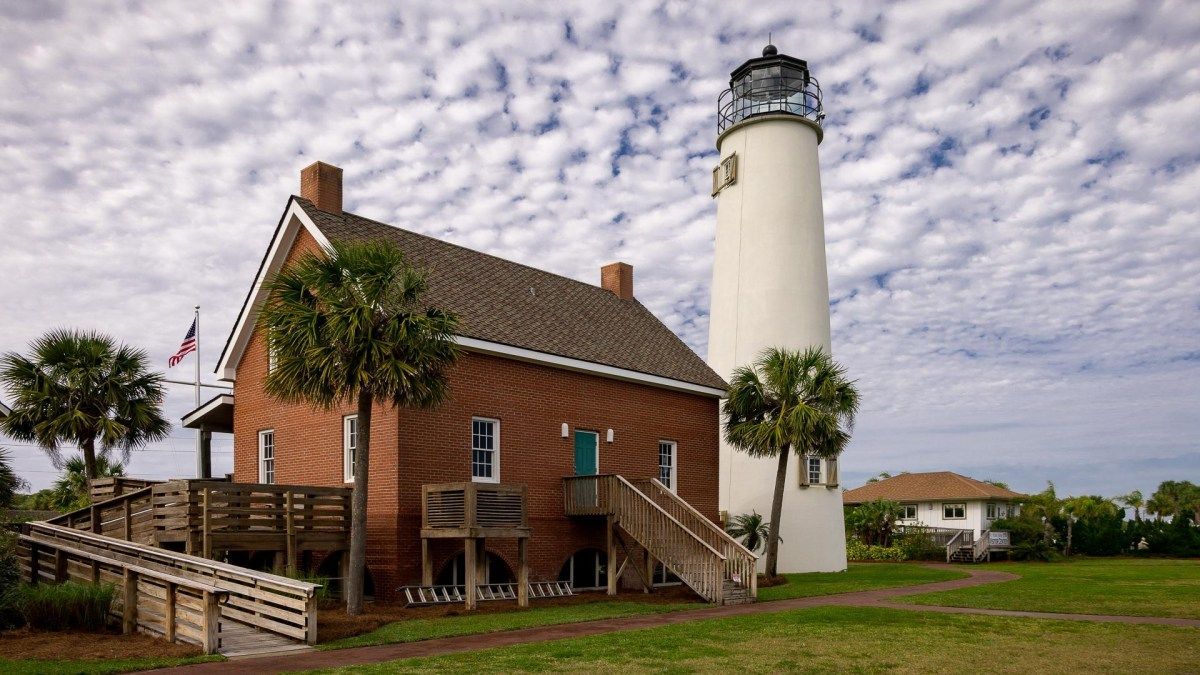 1200x675 St. George Island Lighthouse May 2022 Free Wallpaper