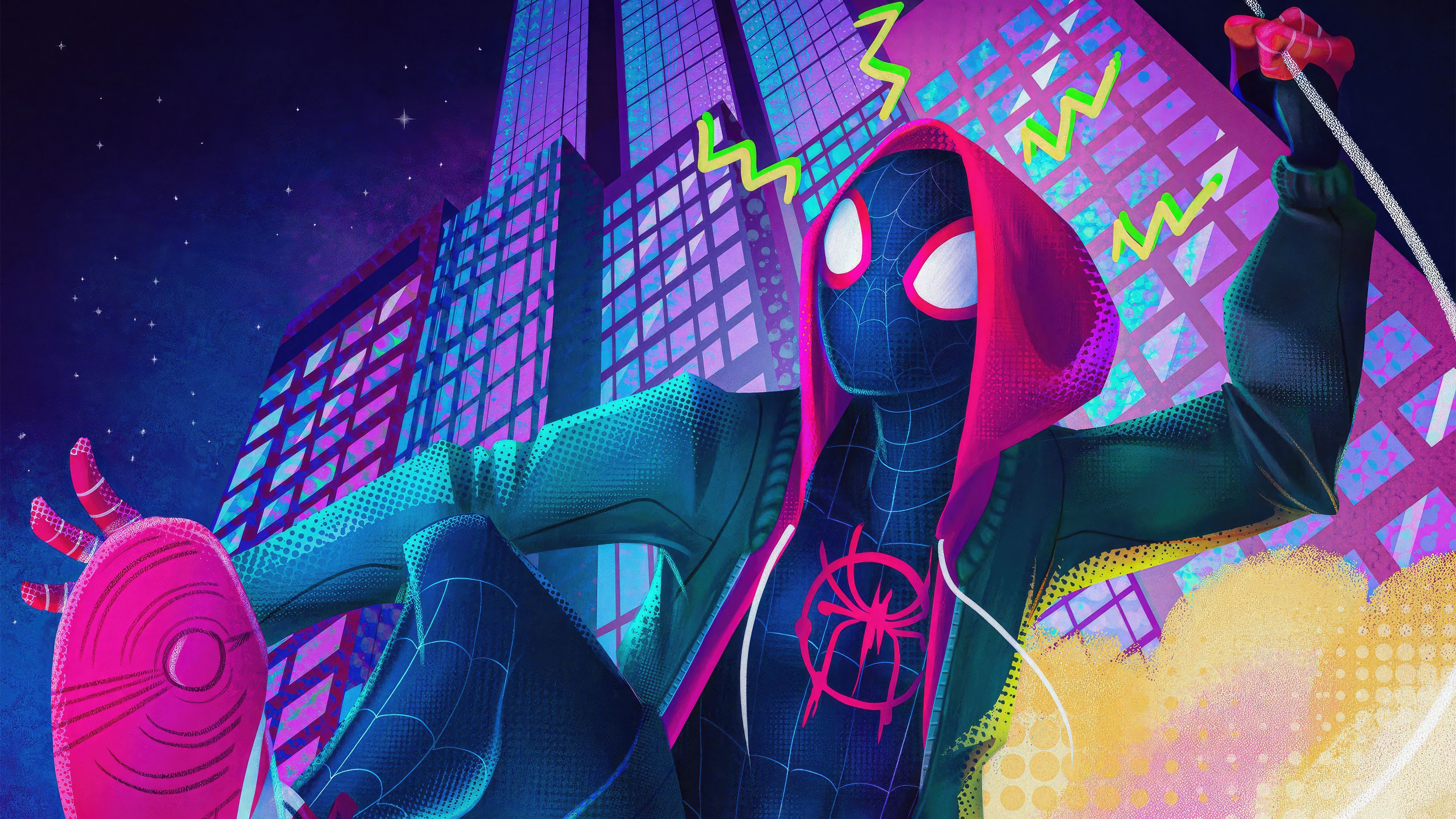 3840x2160 Spider Man: Into The Spider Verse HD Wallpaper And Background