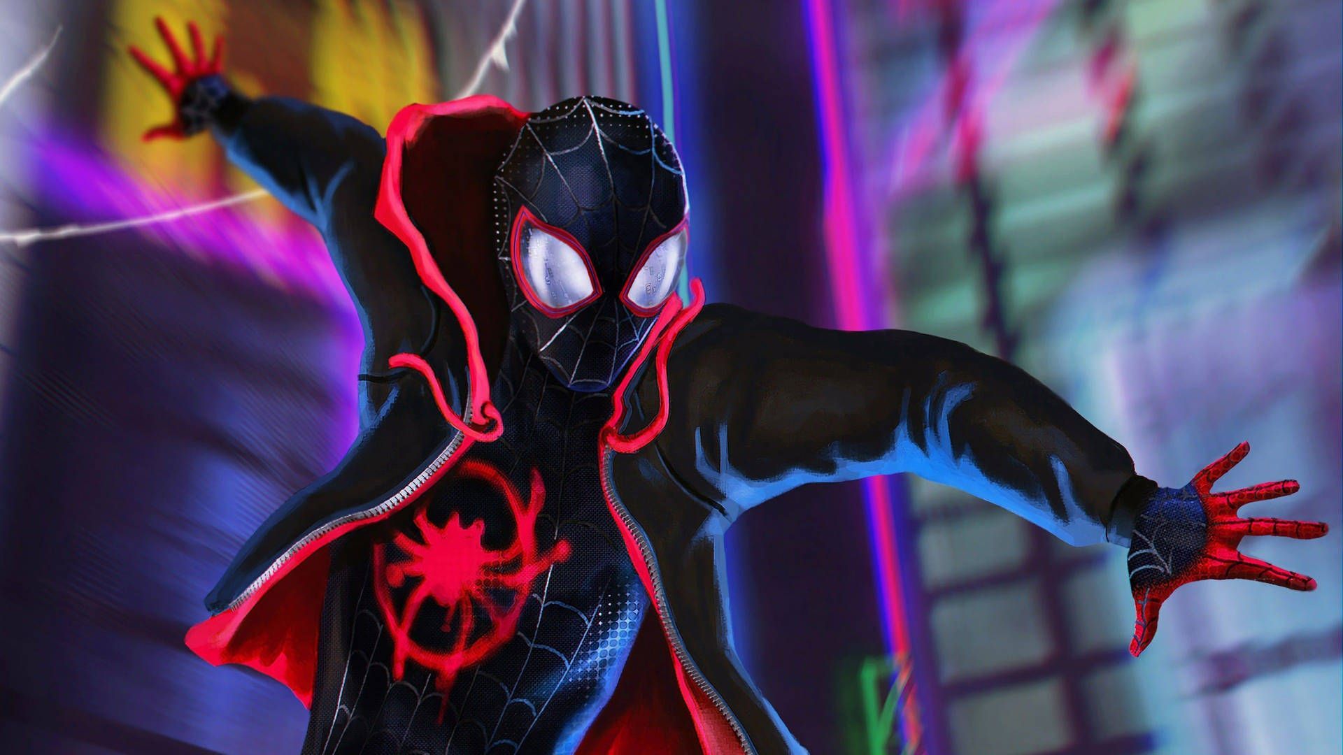 1920x1080 Into The Spider Verse Wallpaper