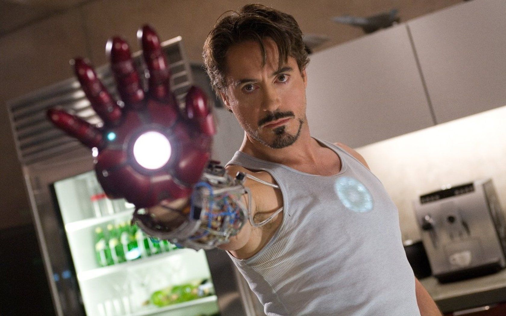 1680x1050 Posterhouzz Movie Iron Man Robert Downey Jr. Tony Stark HD Wallpaper Background Fine Art Paper Print Poster_** MOV117 : Amazon.in: Home & Kitchen