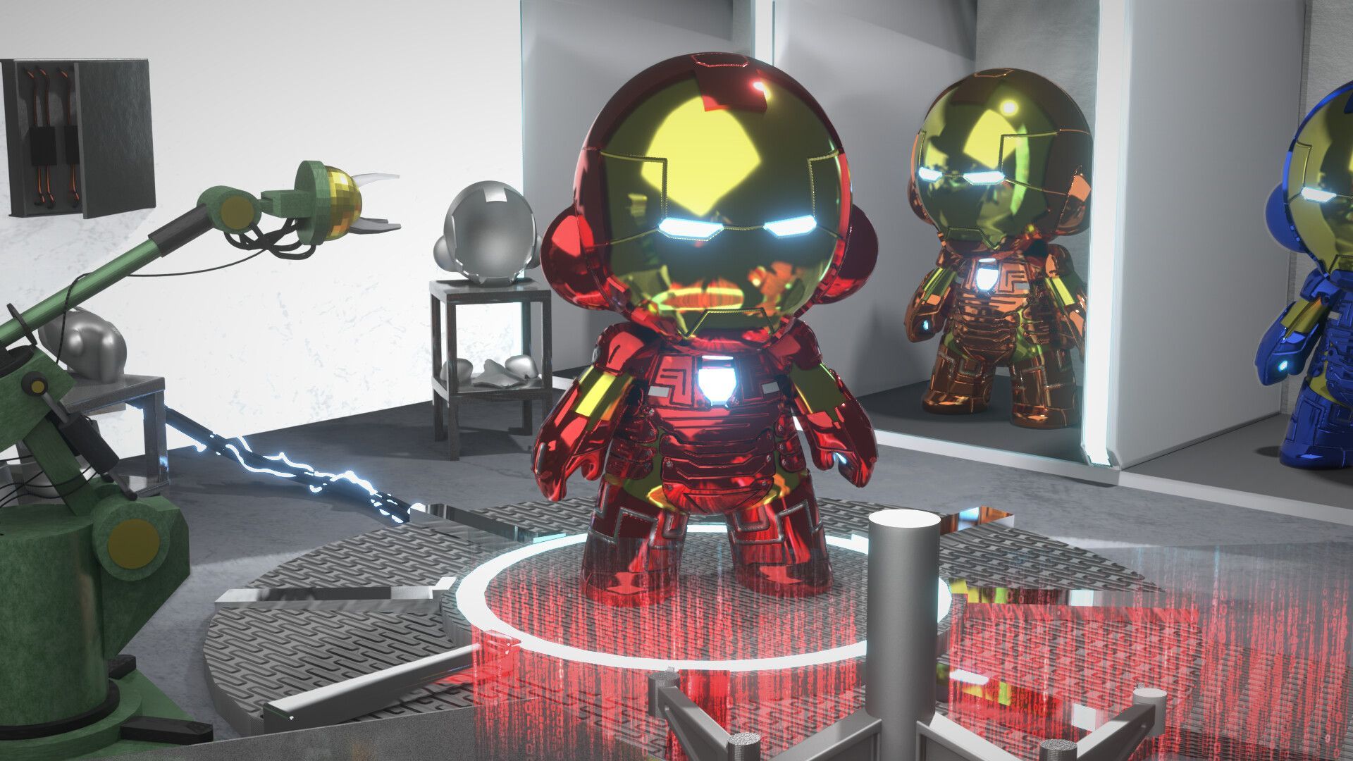 1920x1080 Iron man Lab