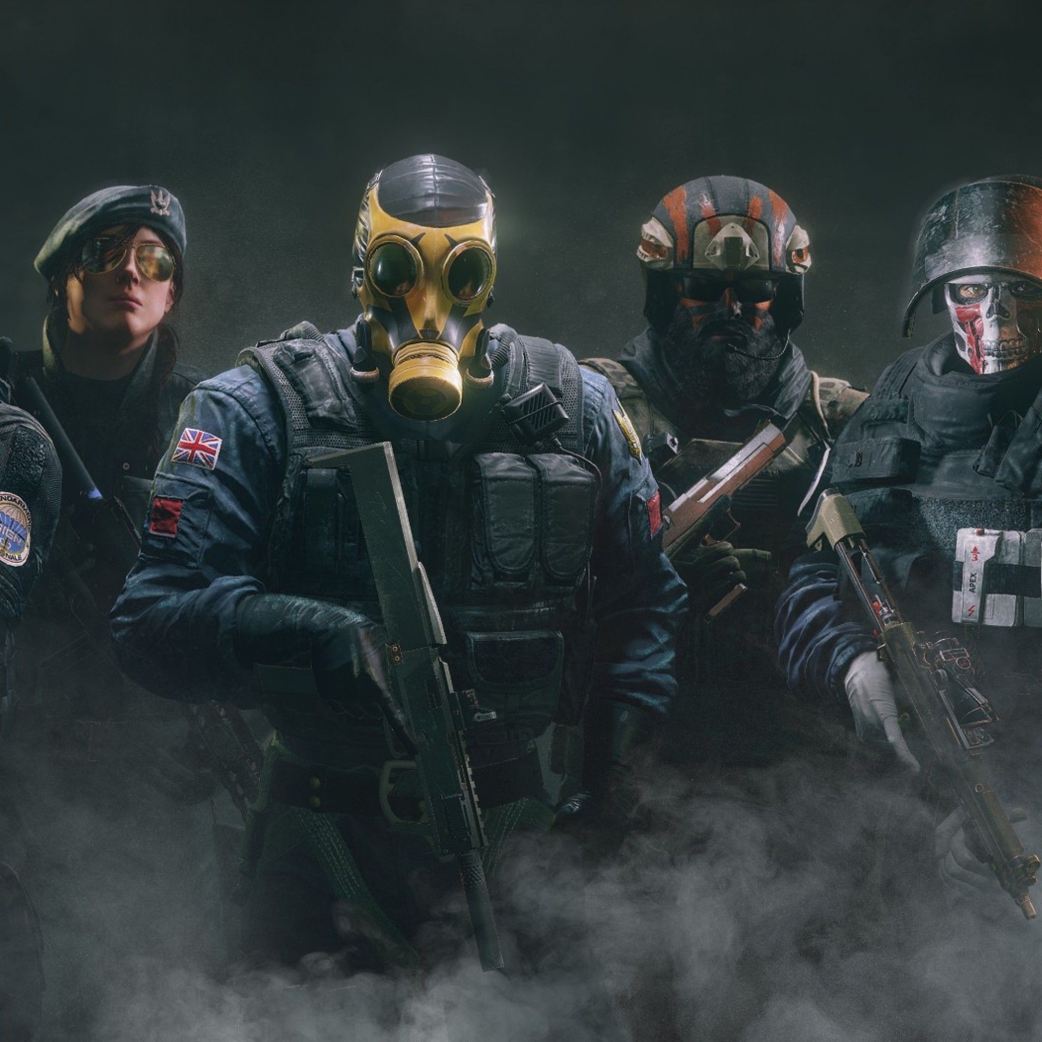 2048x2048 Swat Team Wallpaper