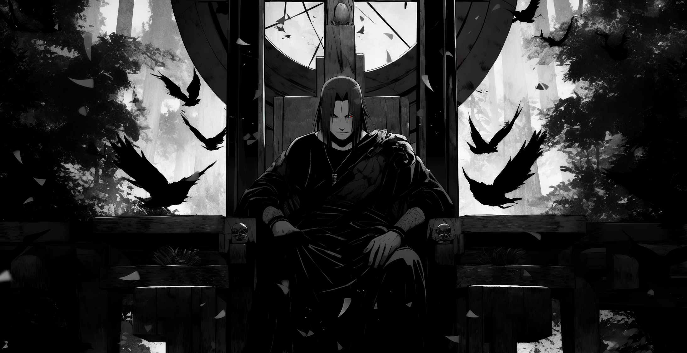2184x1123 Itachi Uchiha HD Wallpaper and Background