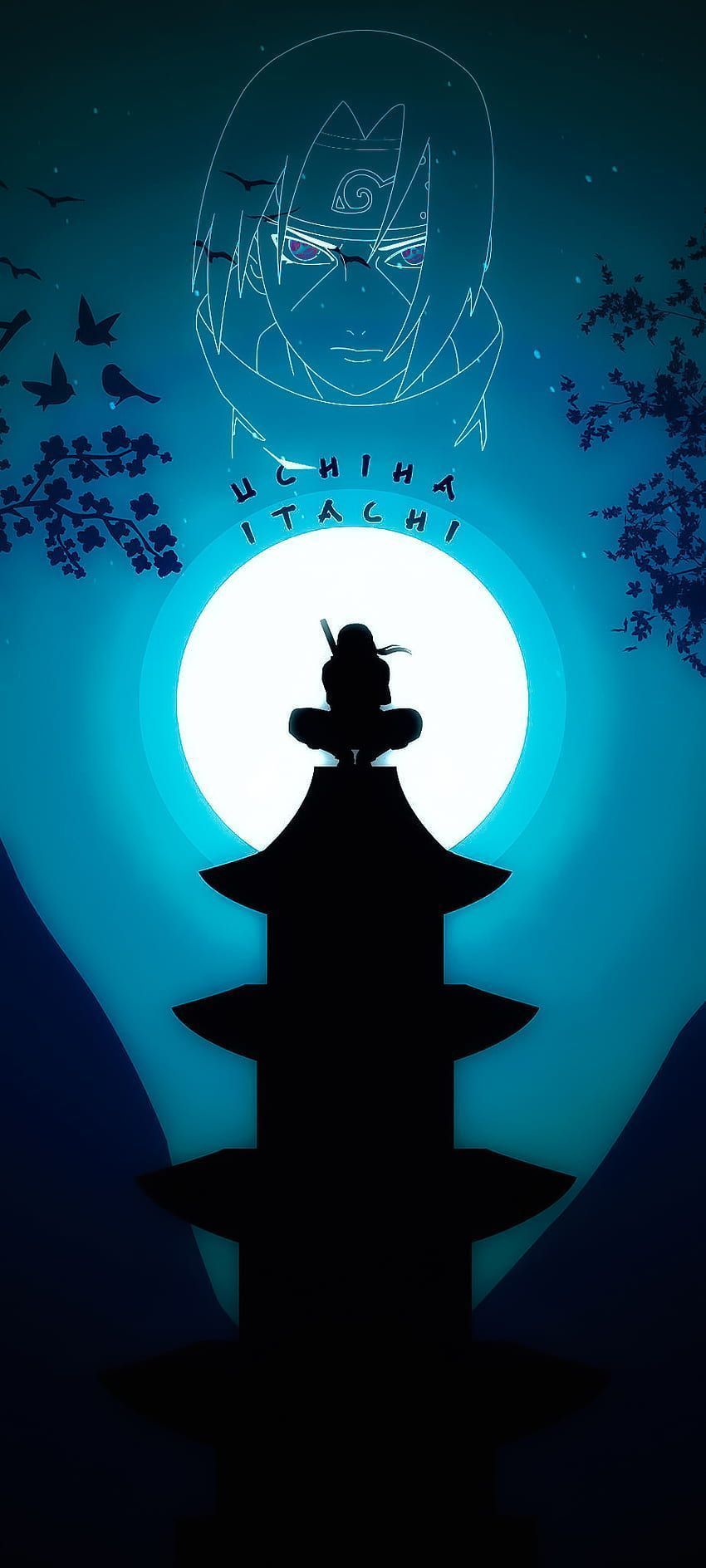850x1888 Uchiha itachi Wallpaper 4k