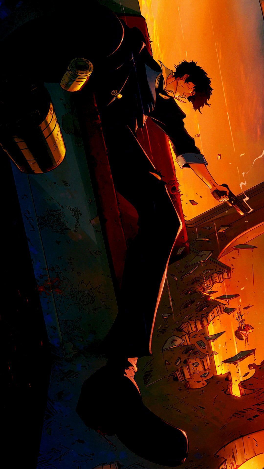 1080x1920 Amoled wallpaper, anime, Cowboy Bebop. Cowboy bebop wallpaper, Cowboy bebop, Cowboy bebop anime
