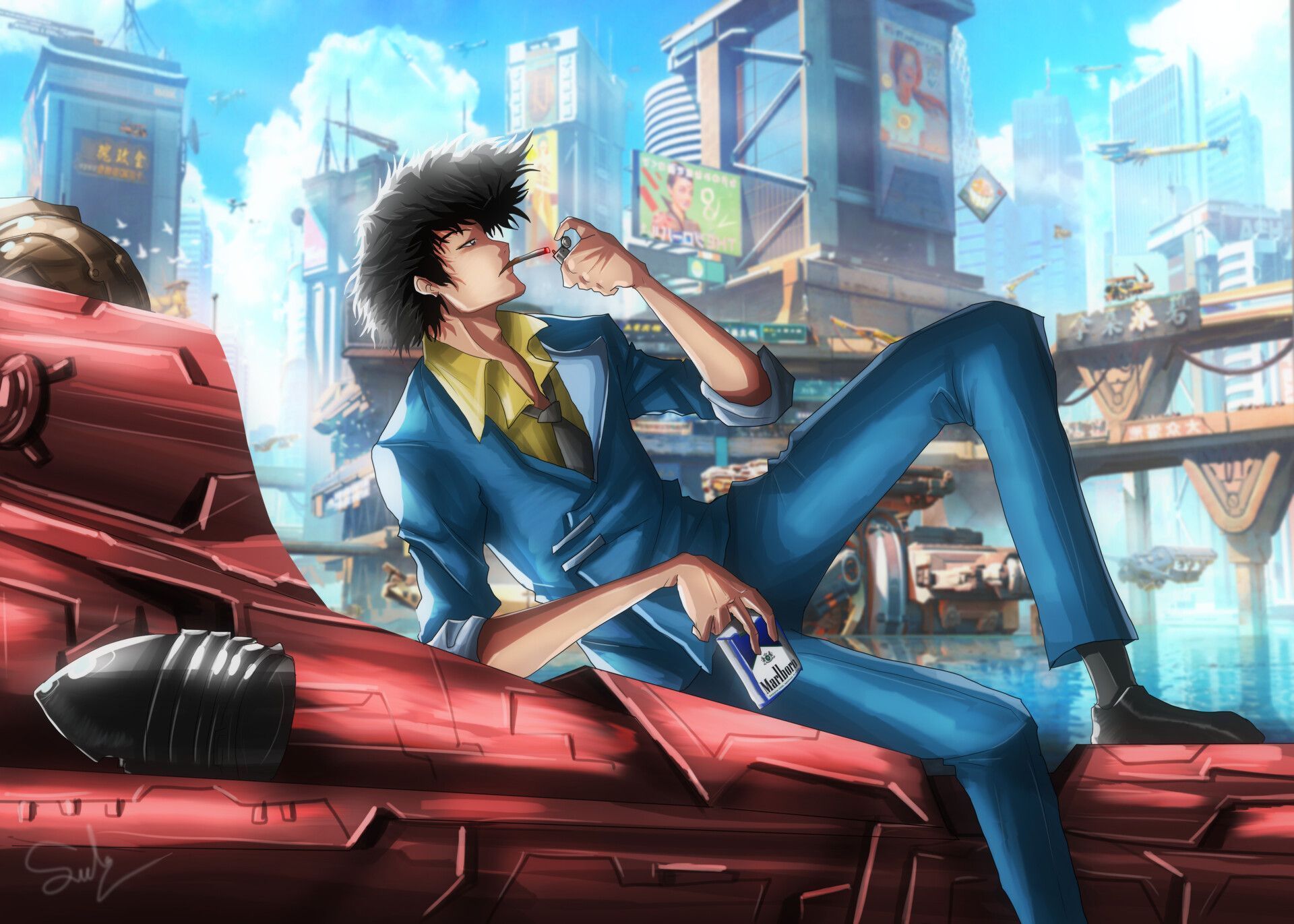 1920x1371 Anime Cowboy Bebop HD Wallpaper and Background