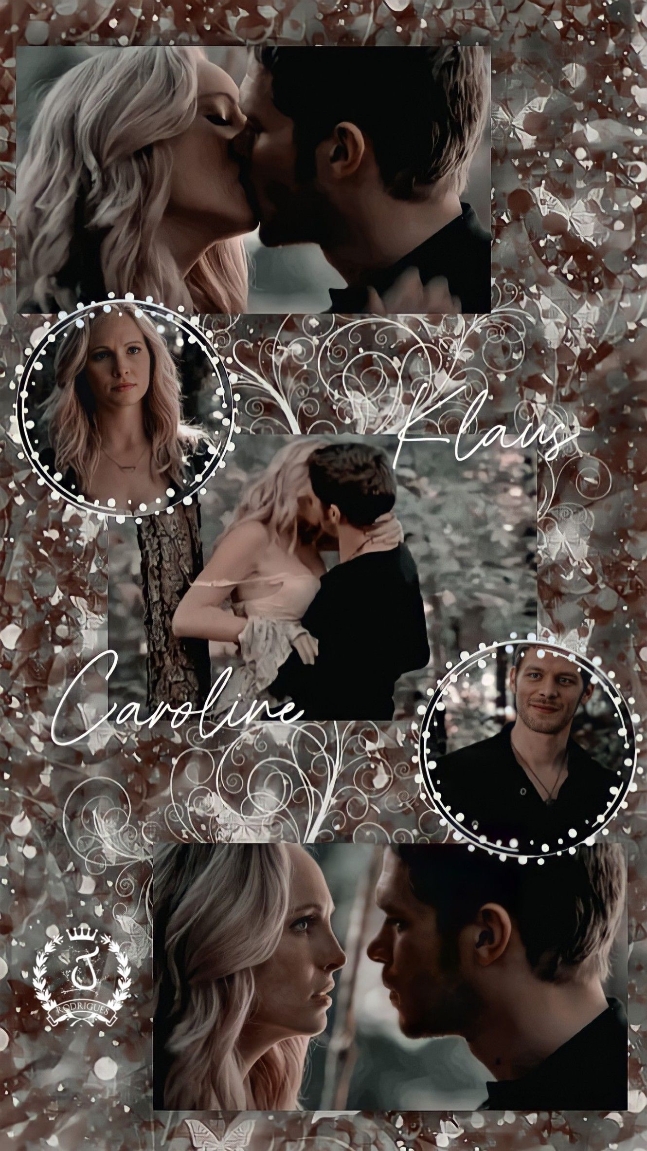 1330x2364 Klaus e Caroline Wallpaper. Vampire diaries wallpaper, The vampire diaries characters, Klaus and caroline
