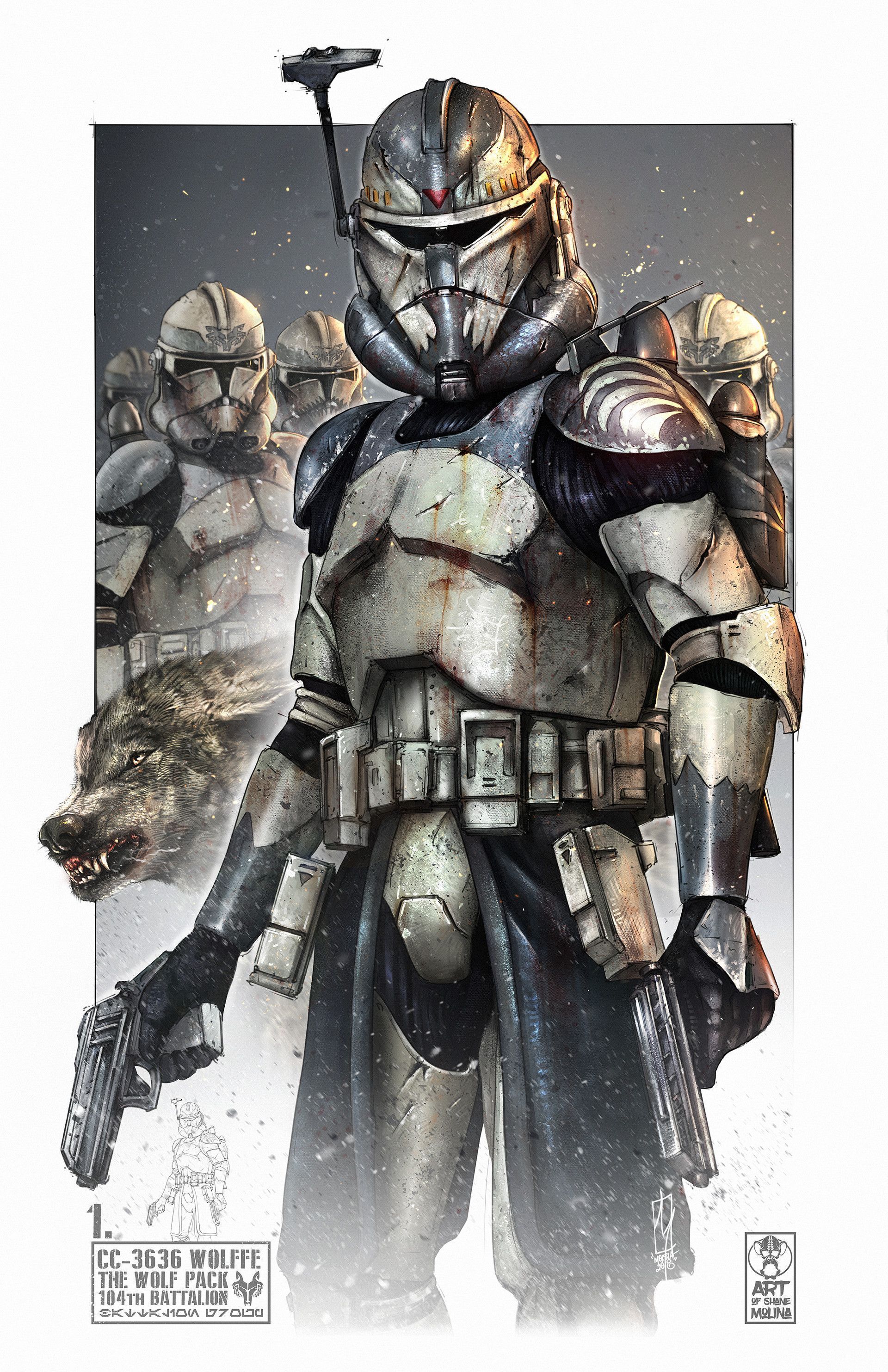 1920x2967 Clone Commander Wolffe Wallpaper