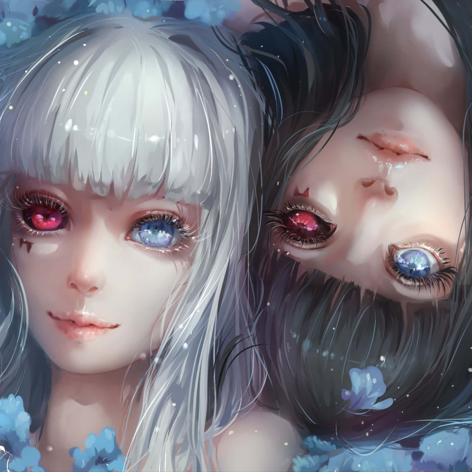 1920x1920 Download Tokyo Ghoul Pfp Hairu Wallpaper