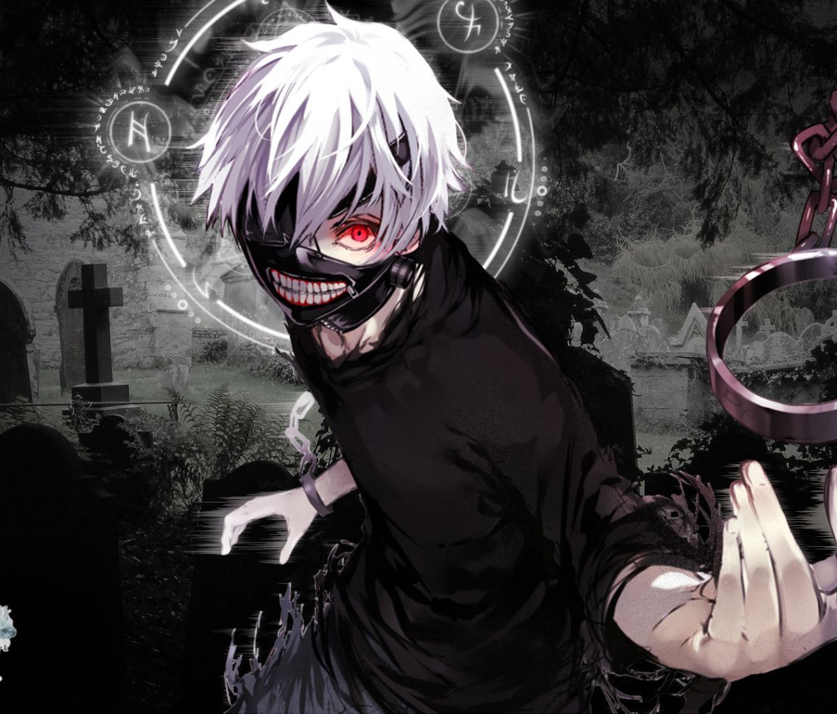 1200x1024 HD desktop wallpaper: Anime, Ken Kaneki, Tokyo Ghoul download free picture