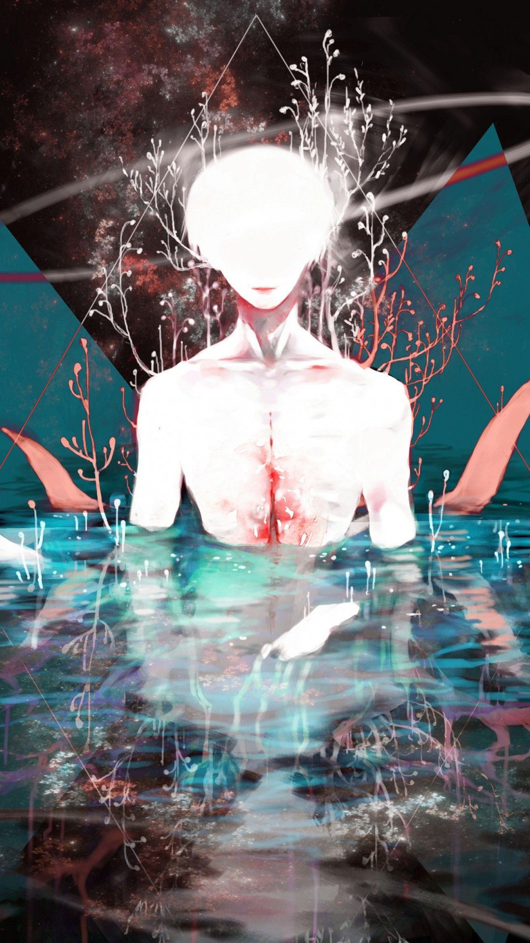 1080x1920 Wallpaper Tokyo Ghoul, Ken Kaneki, 4K, Art