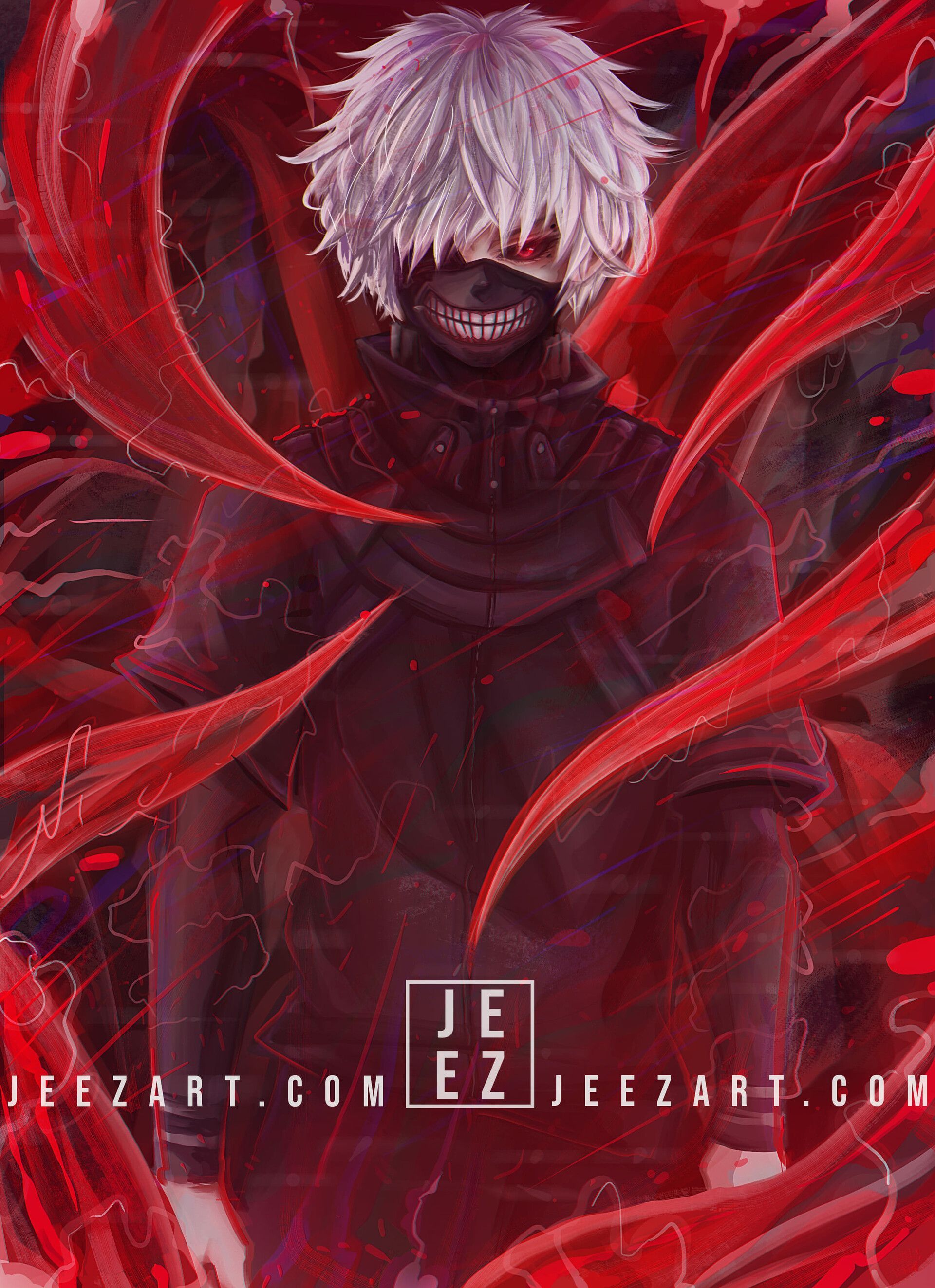 1920x2647 Kaneki Fanart