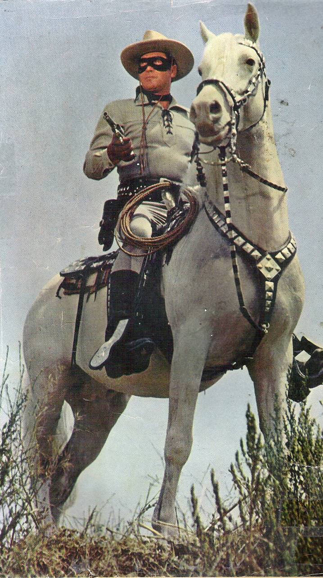 1076x1920 Download The Lone Ranger And Horse Wallpaper