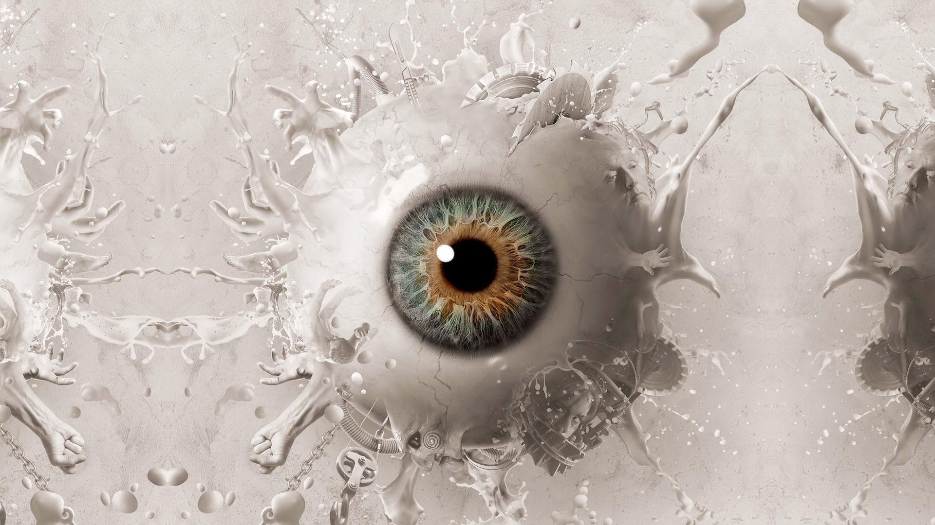 1920x1080 Horror Eyes Wallpaper
