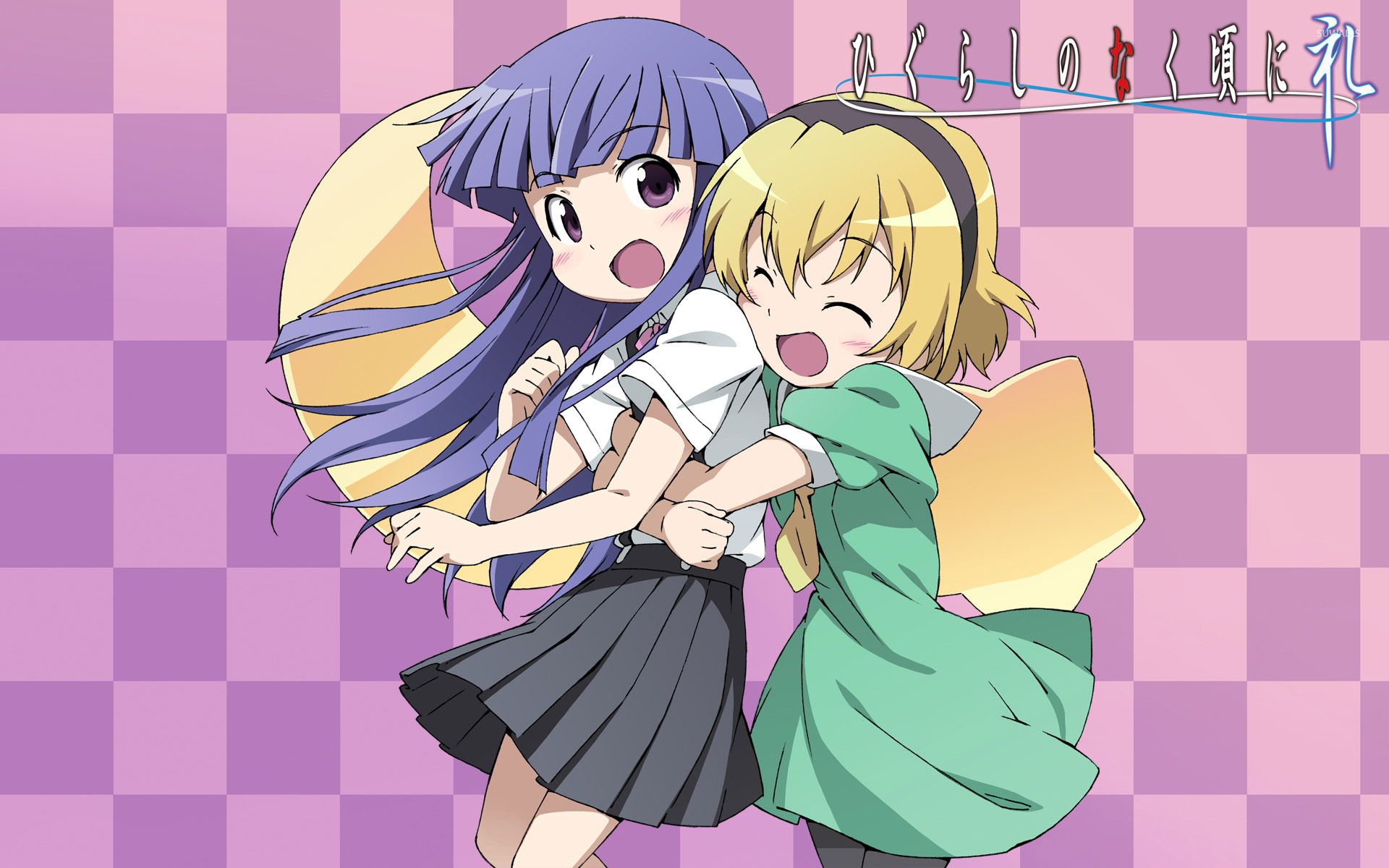 1920x1200 Furude Rika and Hojo Satoko When They Cry wallpaper wallpaper