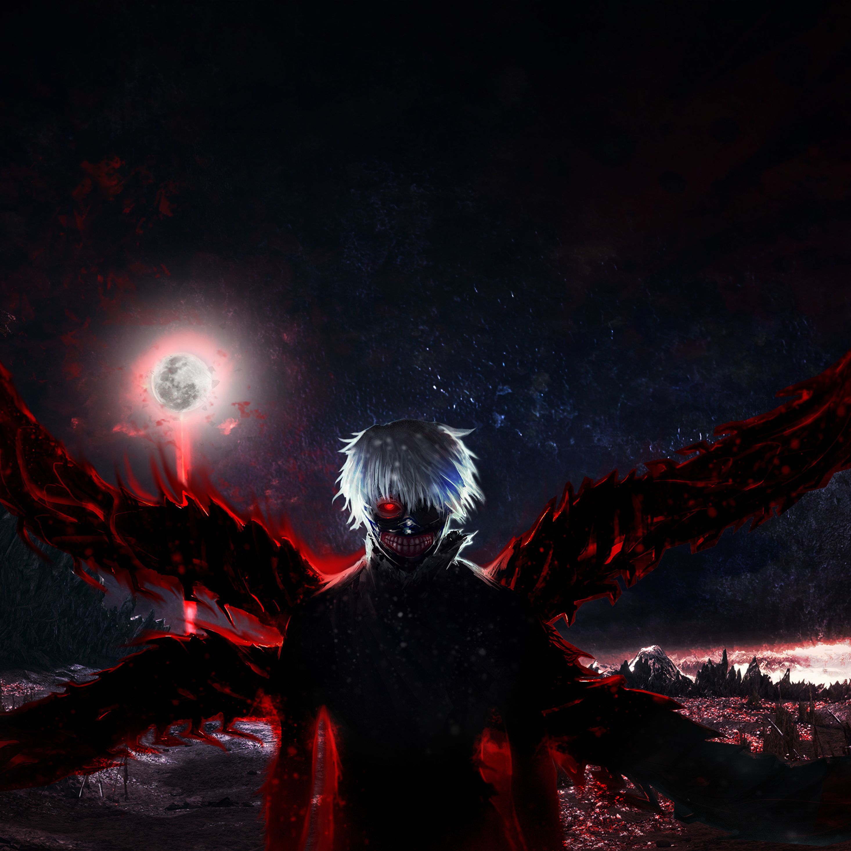2932x2932 Tokyo Ghoul 4k iPad Pro Retina Display HD 4k Wallpaper, Image, Background, Photo and Picture
