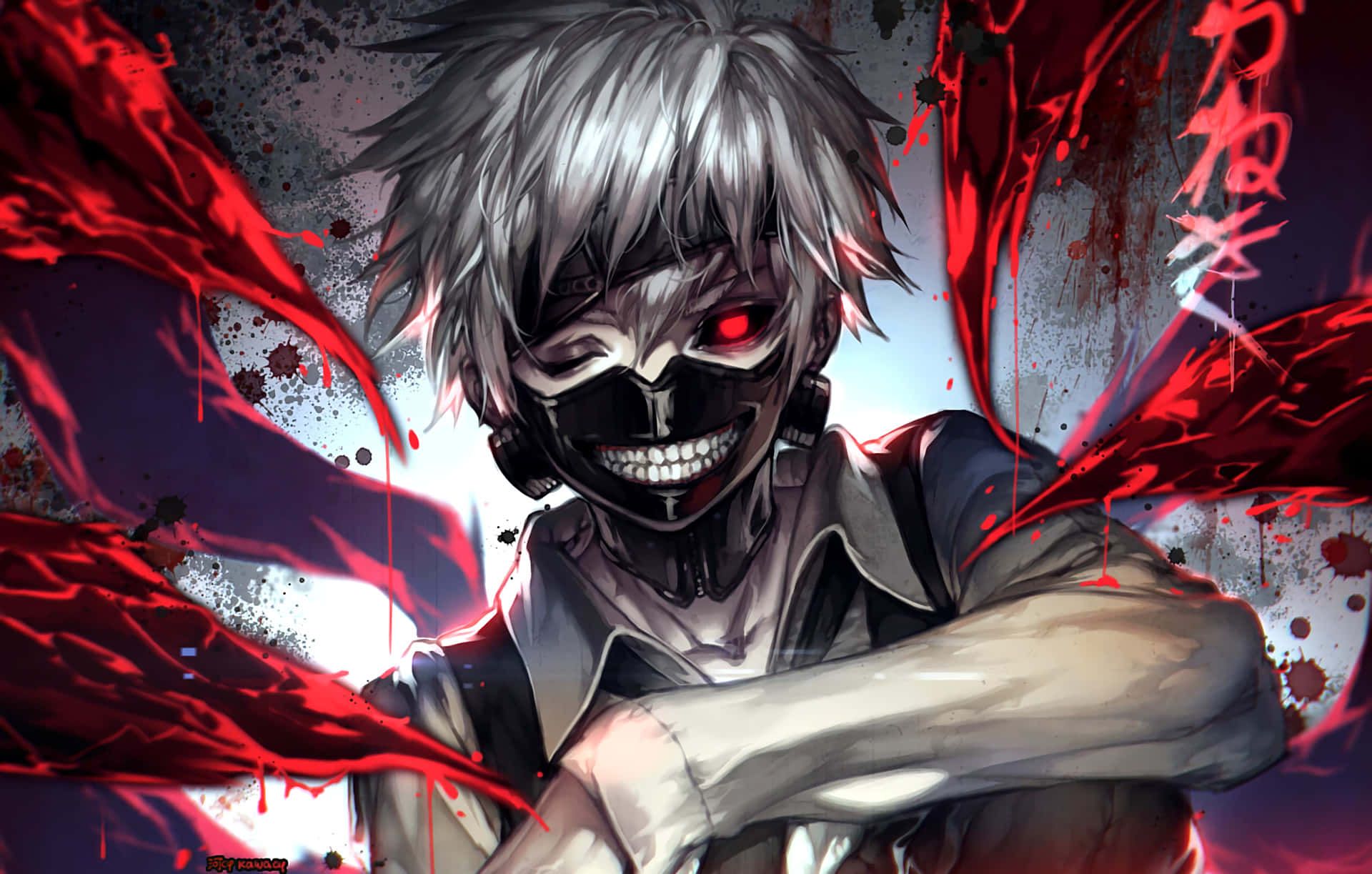 1920x1223 Download Ken Kaneki, the main protagonist of Tokyo Ghoul