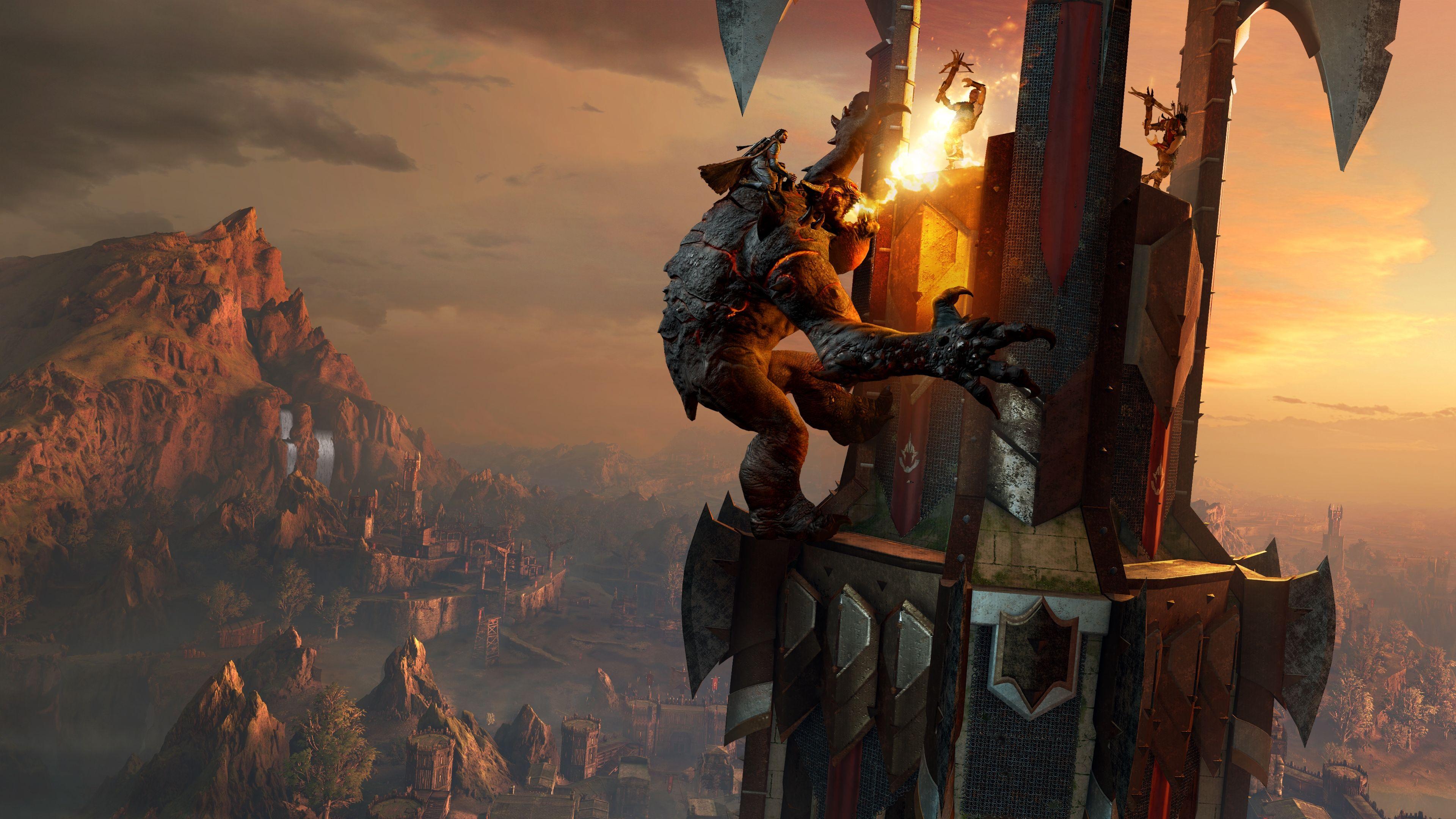 3840x2160 Middle Earth: Shadow Of War Wallpaper
