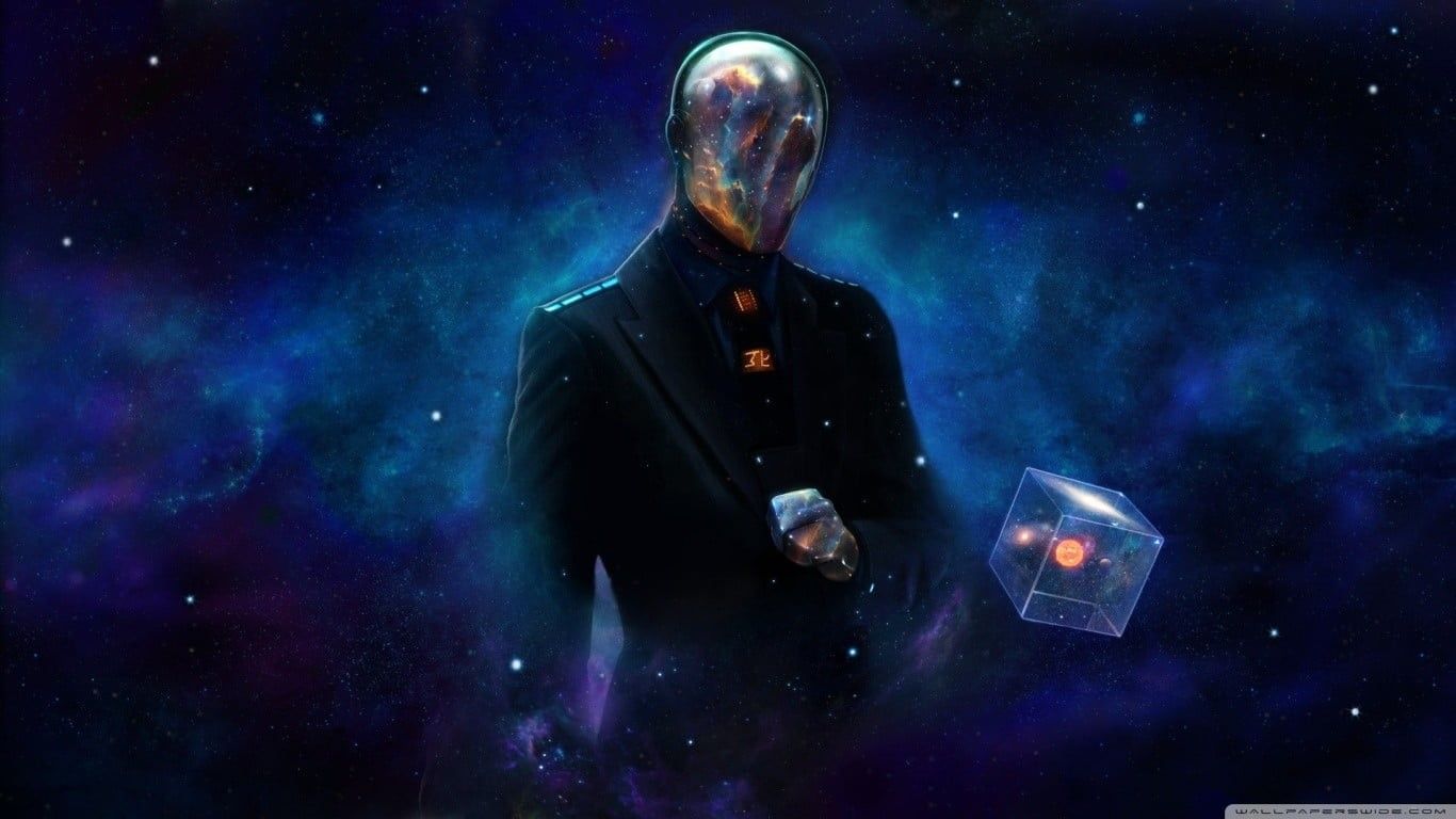 1366x768 Wallpaper / 1080P, multi colored, young adult, man, star, suit, Last Man Standing: Killbook of a Bounty Hunter, one person, standing, real people, digital composite free download