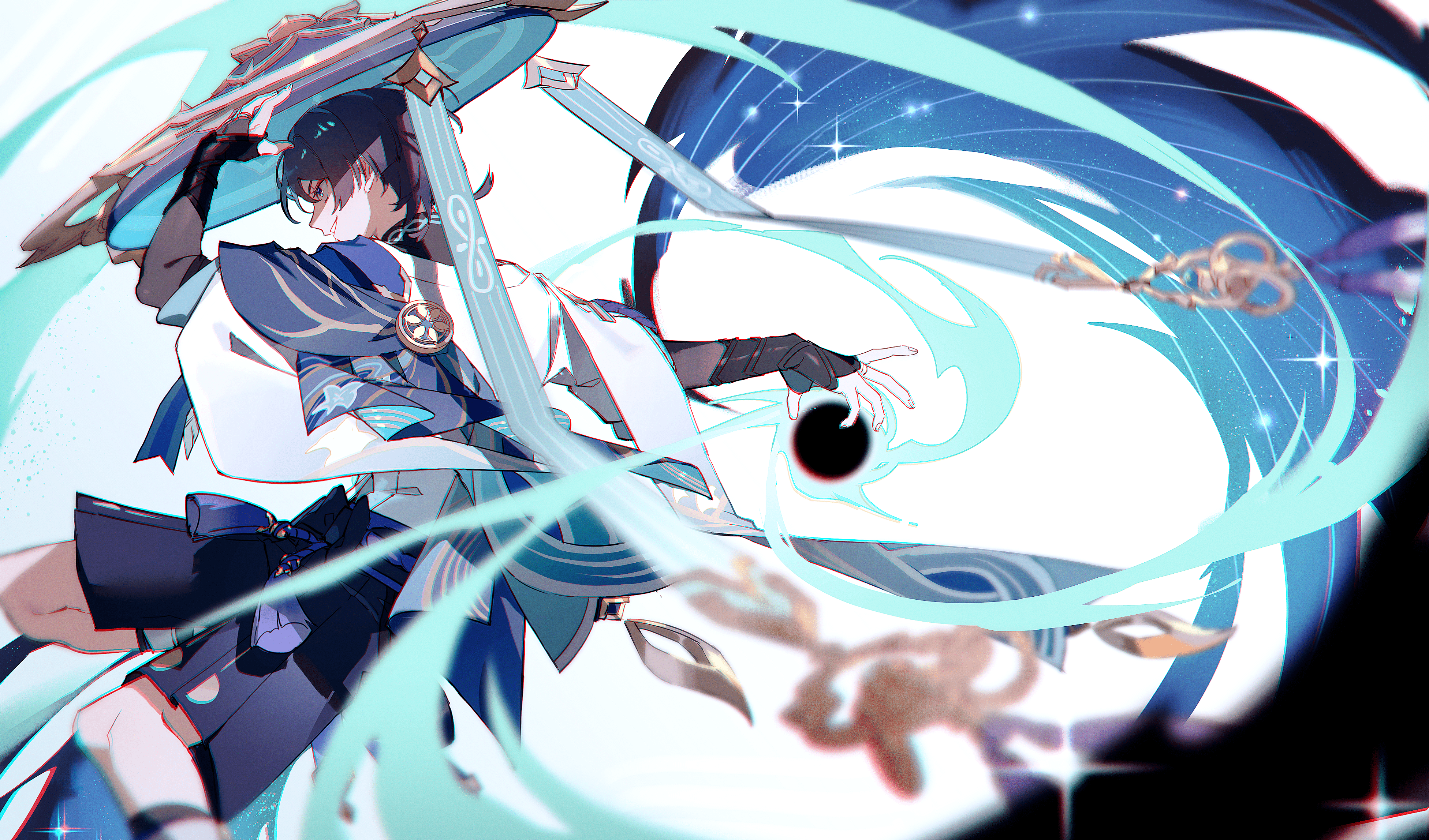 3904x2296 Scaramouche (Genshin Impact) Wallpaper
