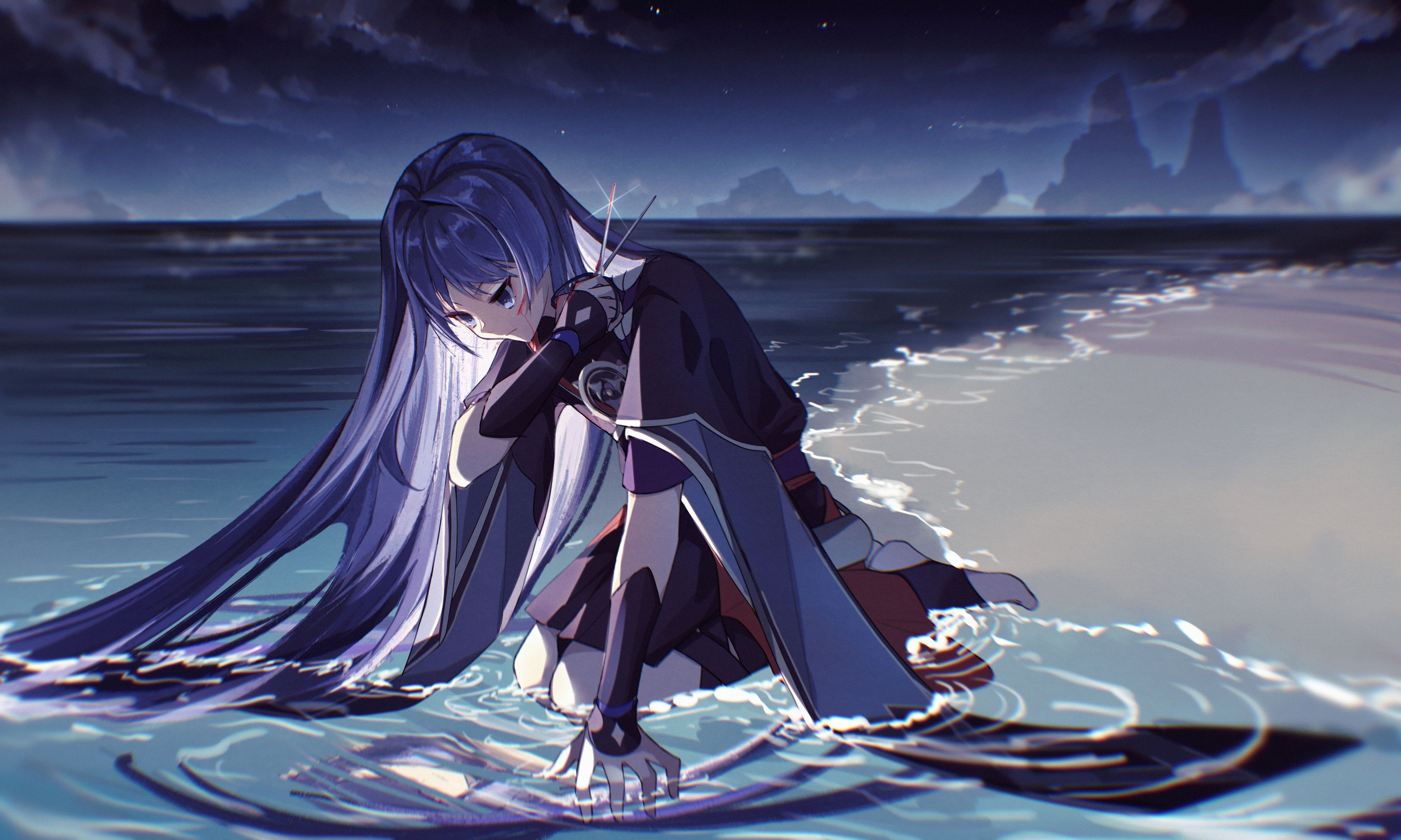 4134x2480 Wanderer Genshin Wallpaper