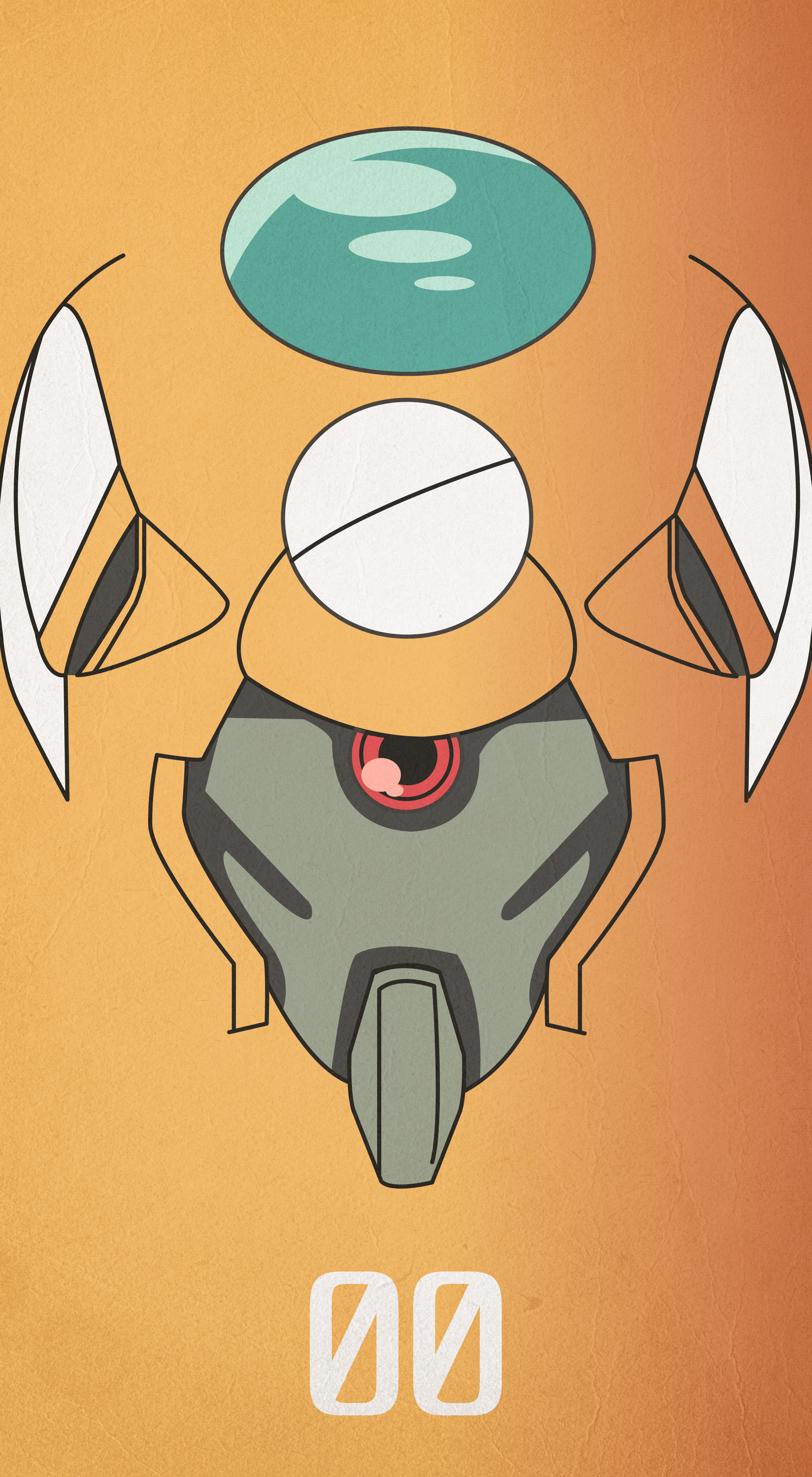 3300x6000 Neon Genesis Evangelion, minimalism, mechs, simple background, EVA Unit portrait, portrait displayx6000 Wallpaper