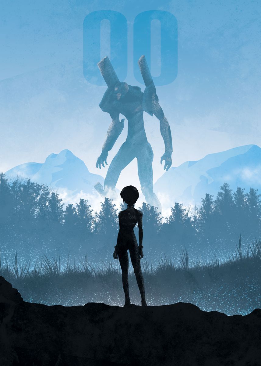 857x1200 Eva 00' Poster