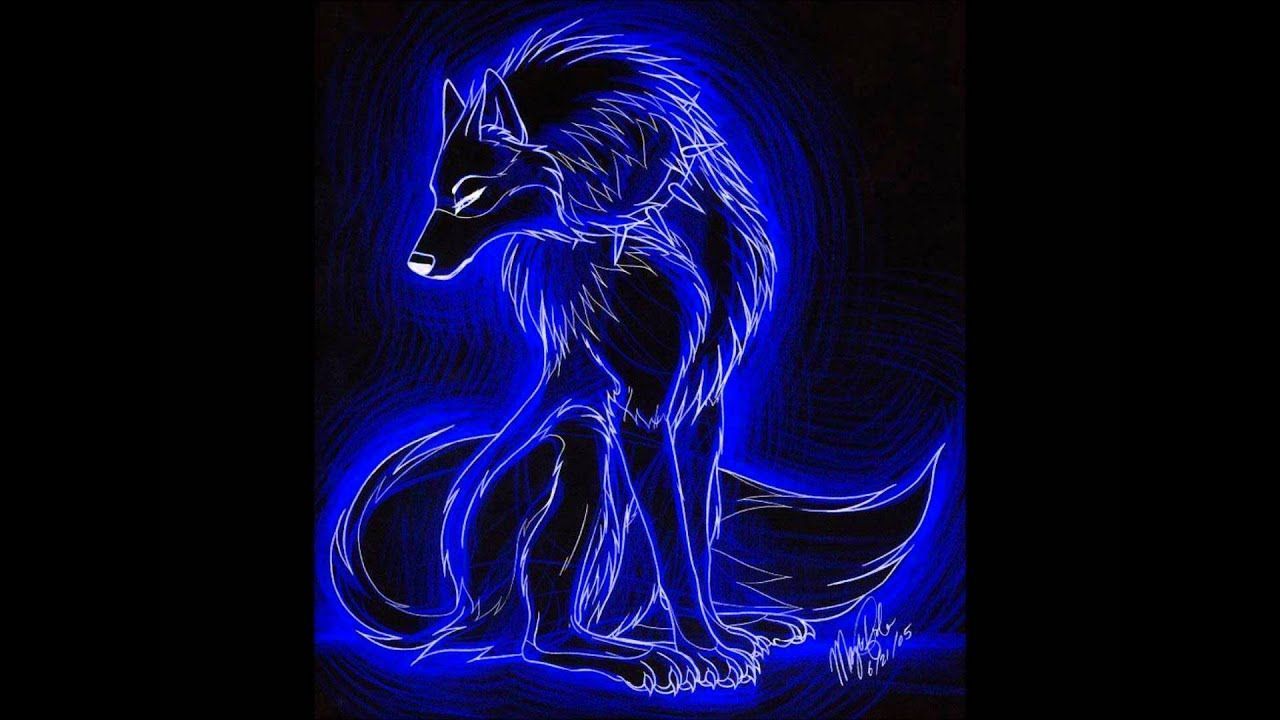 1280x720 Electric wolf
