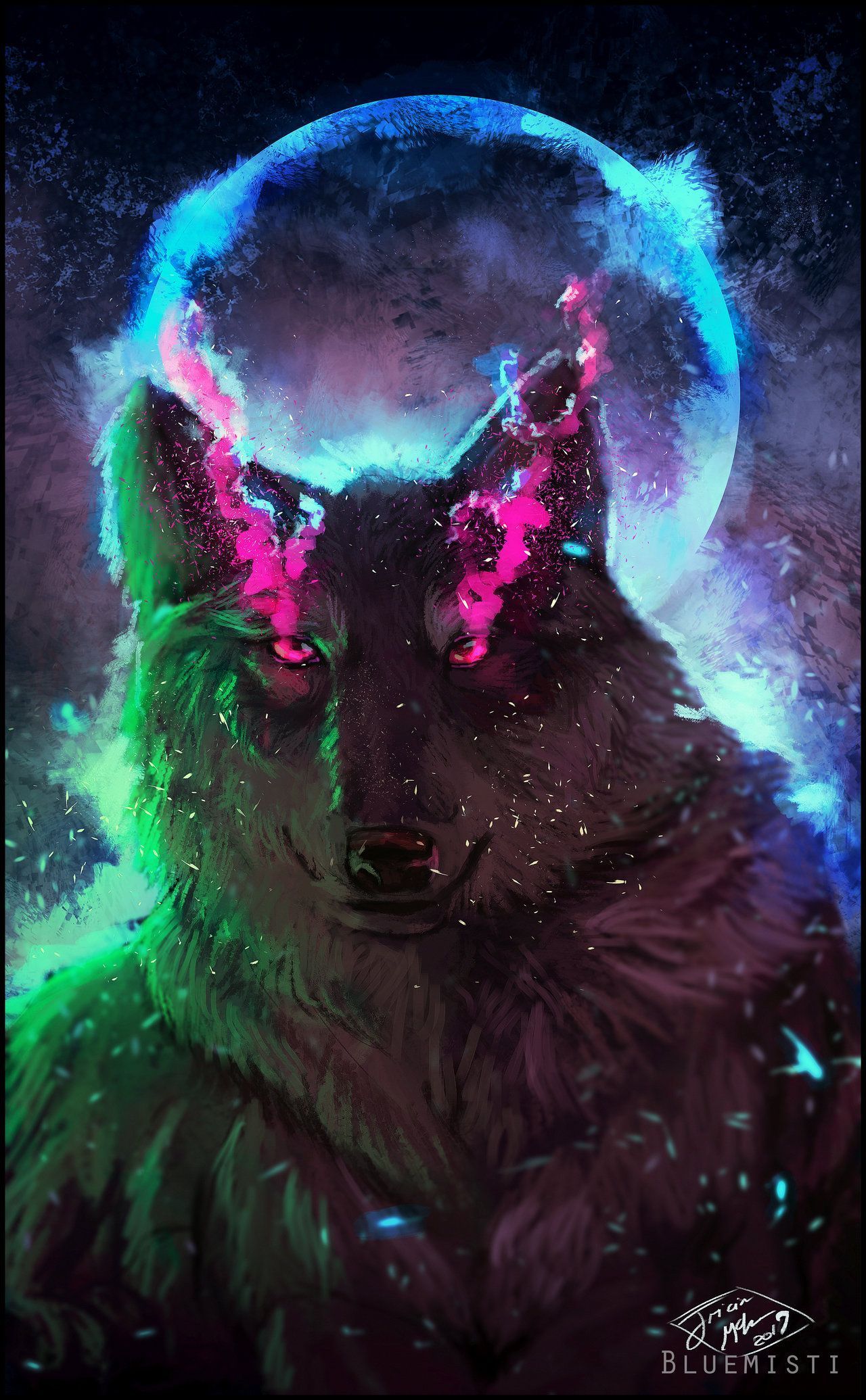 1280x2071 Electric Glow by Bluemisti - Fur Affinity [dot] net
