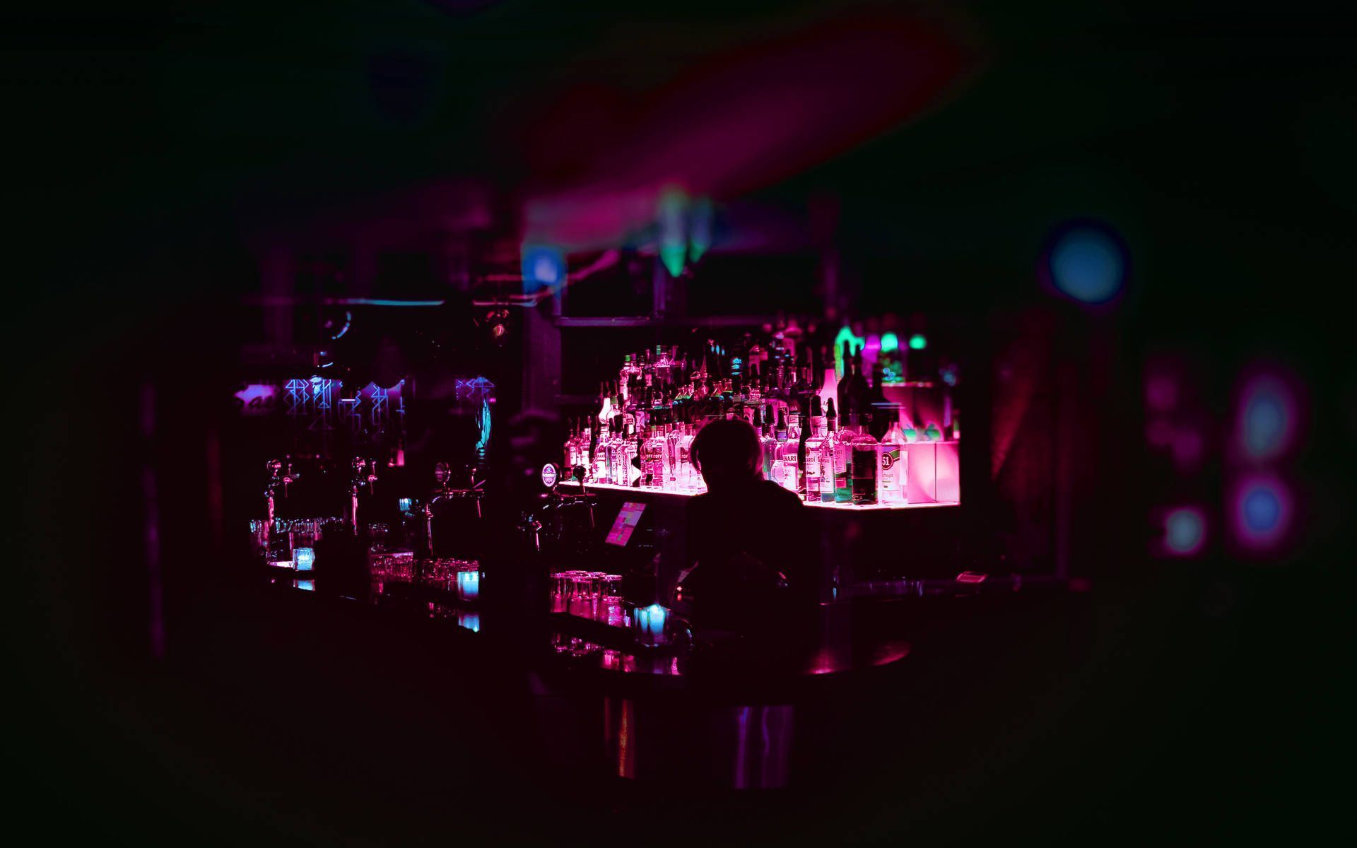 1920x1200 Download Aesthetic Purple Bar Wallpaper