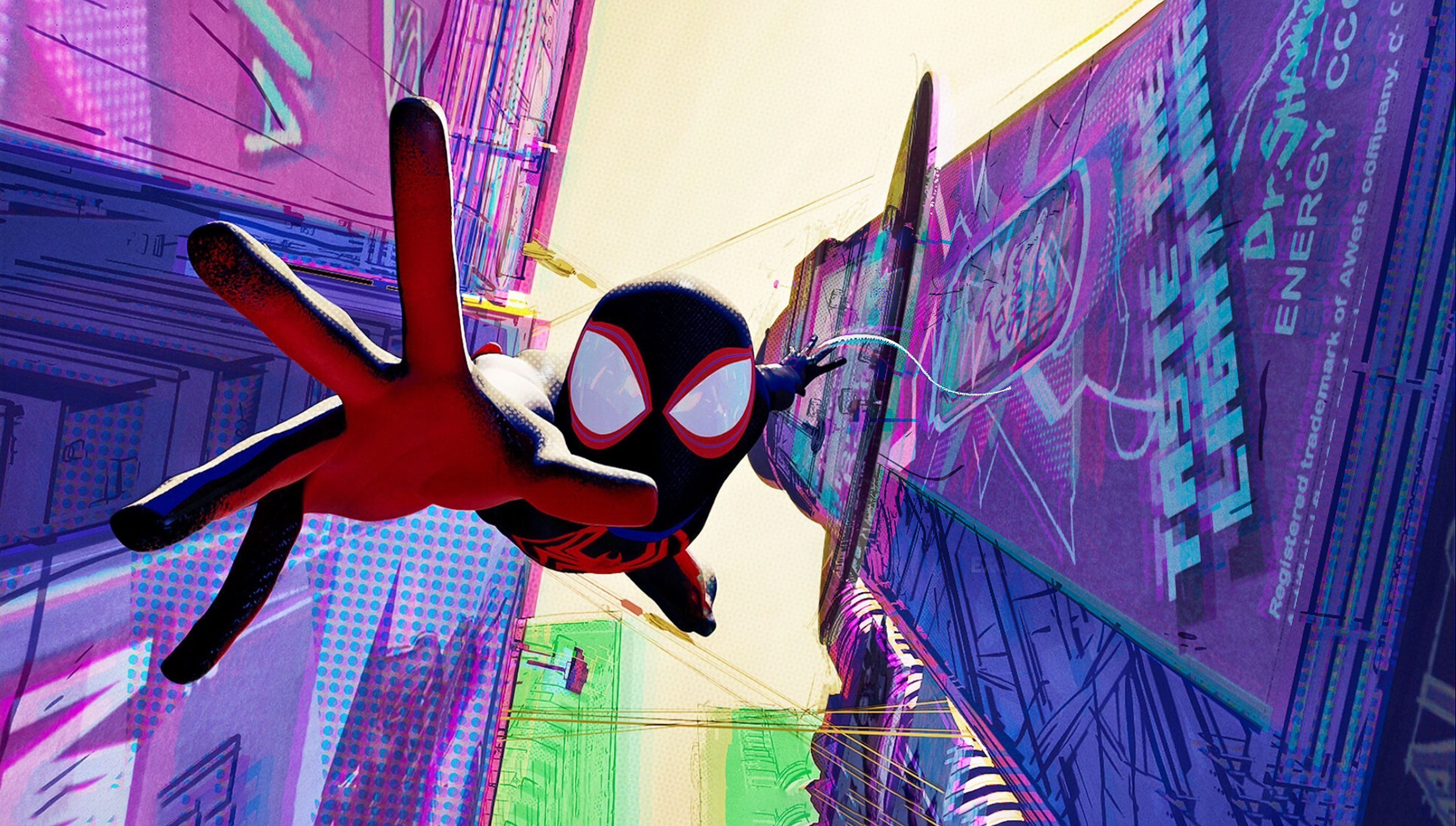 4096x2324 Across The Spider Verse Wallpaper 4K