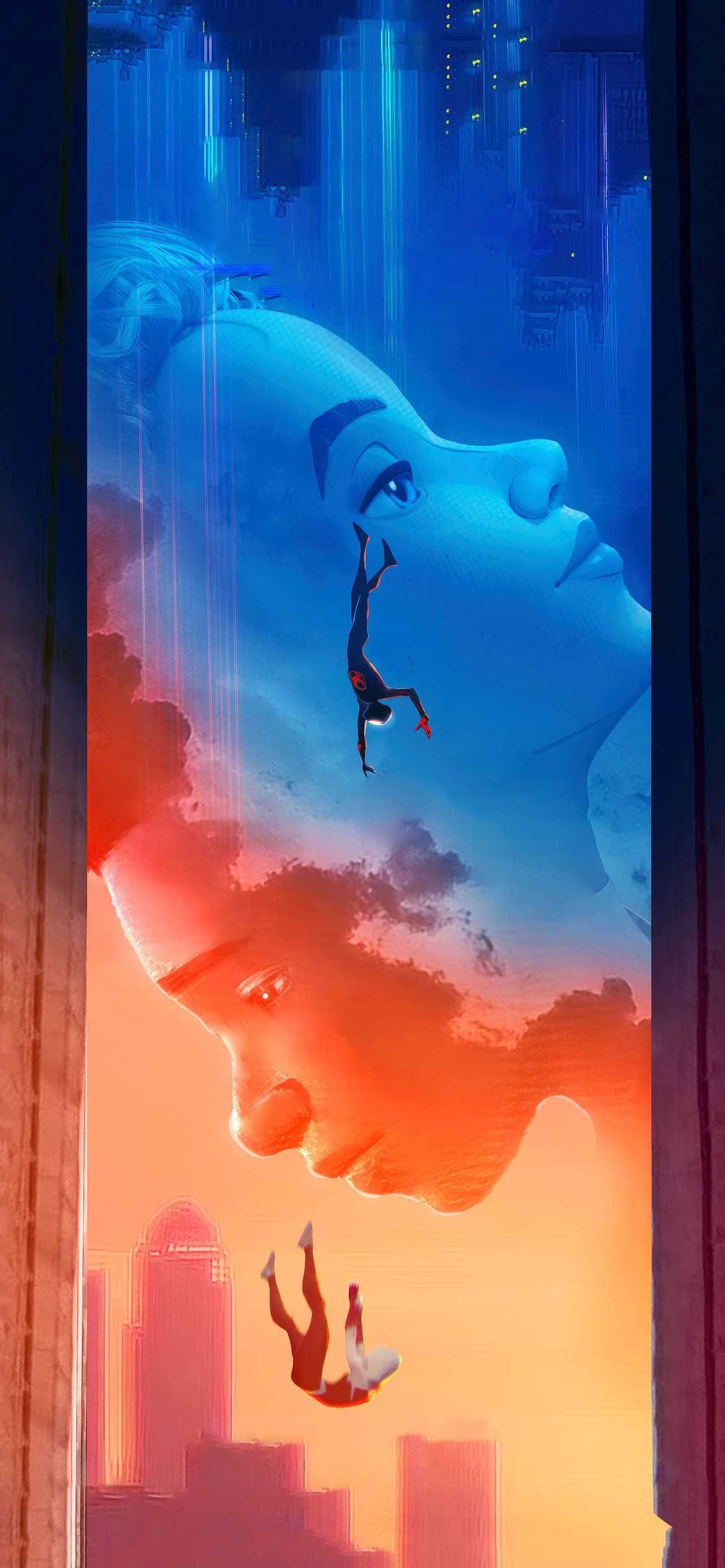 1170x2532 Across The Spider Verse Wallpaper