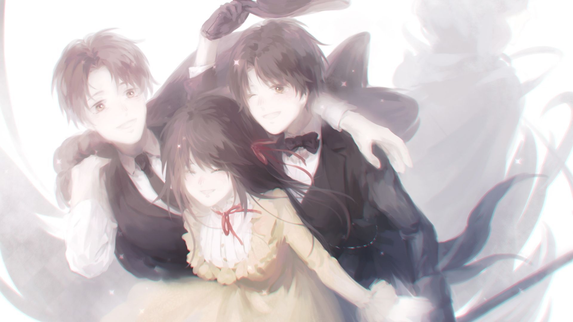 1920x1080 klein moretti, melissa moretti, and benson moretti (lord of the mysteries) drawn