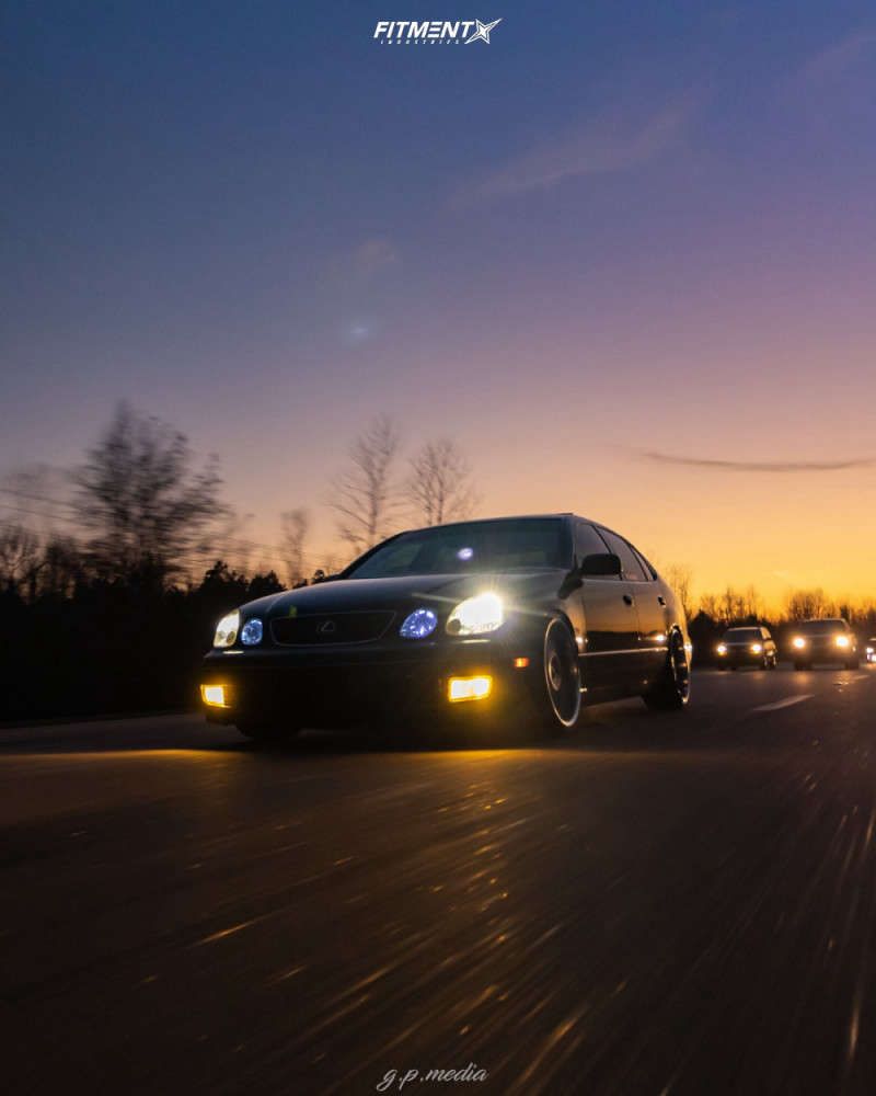800x1000 Lexus GS300 Base with 19x9 Weds Cerberus Ii and Toyo Tires 225x35 on Coilovers