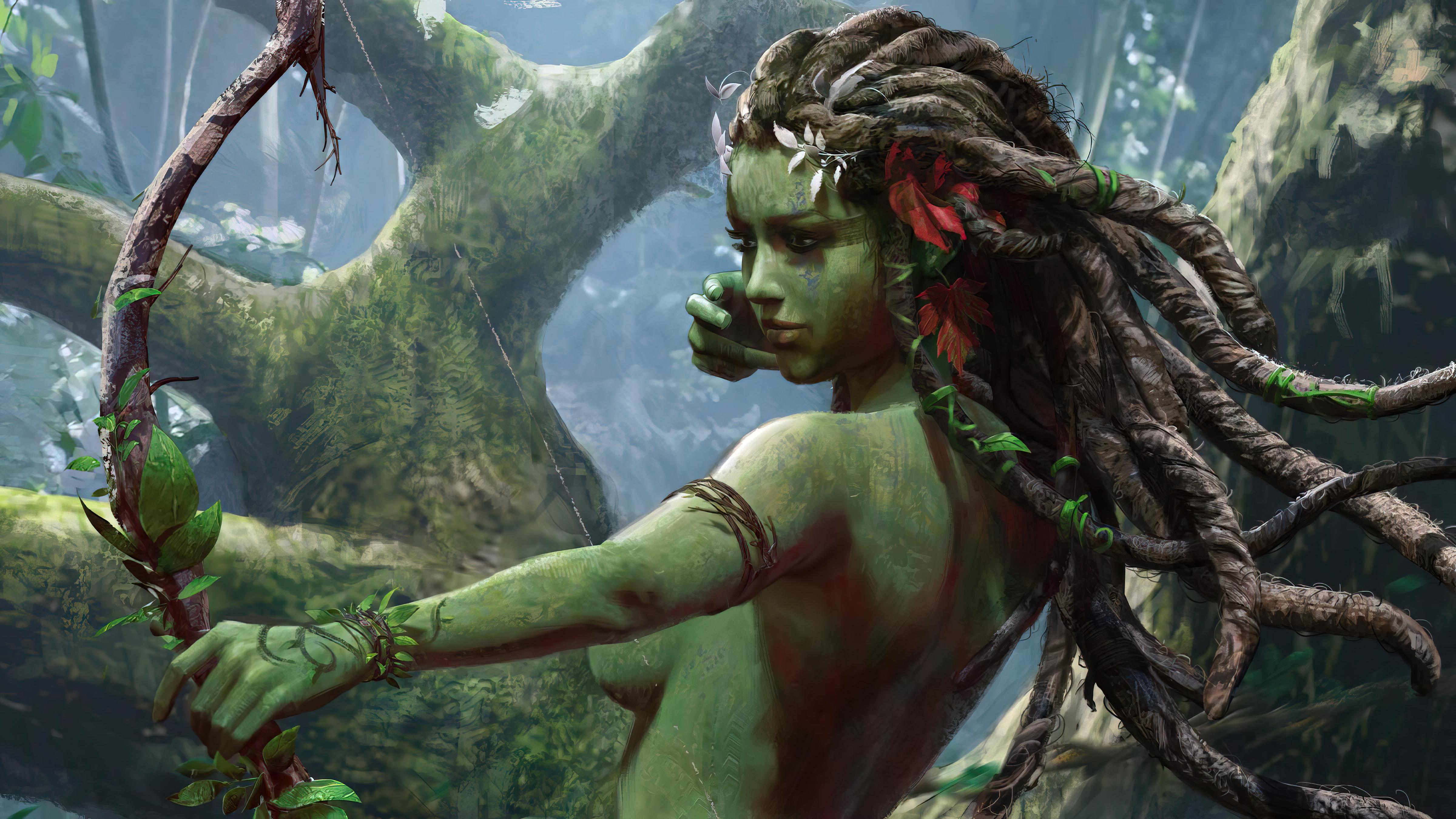 4800x2700 Dryad Ranger Wallpaper