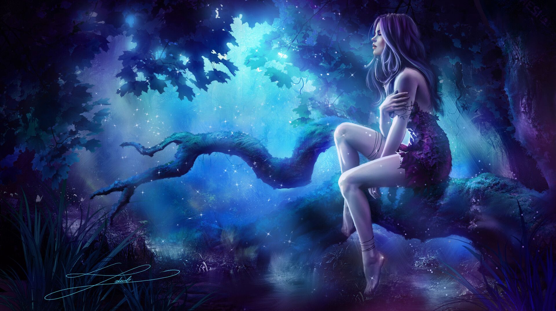 1920x1074 Jakub (Jacob) Drozd in the Forest (Dryad)