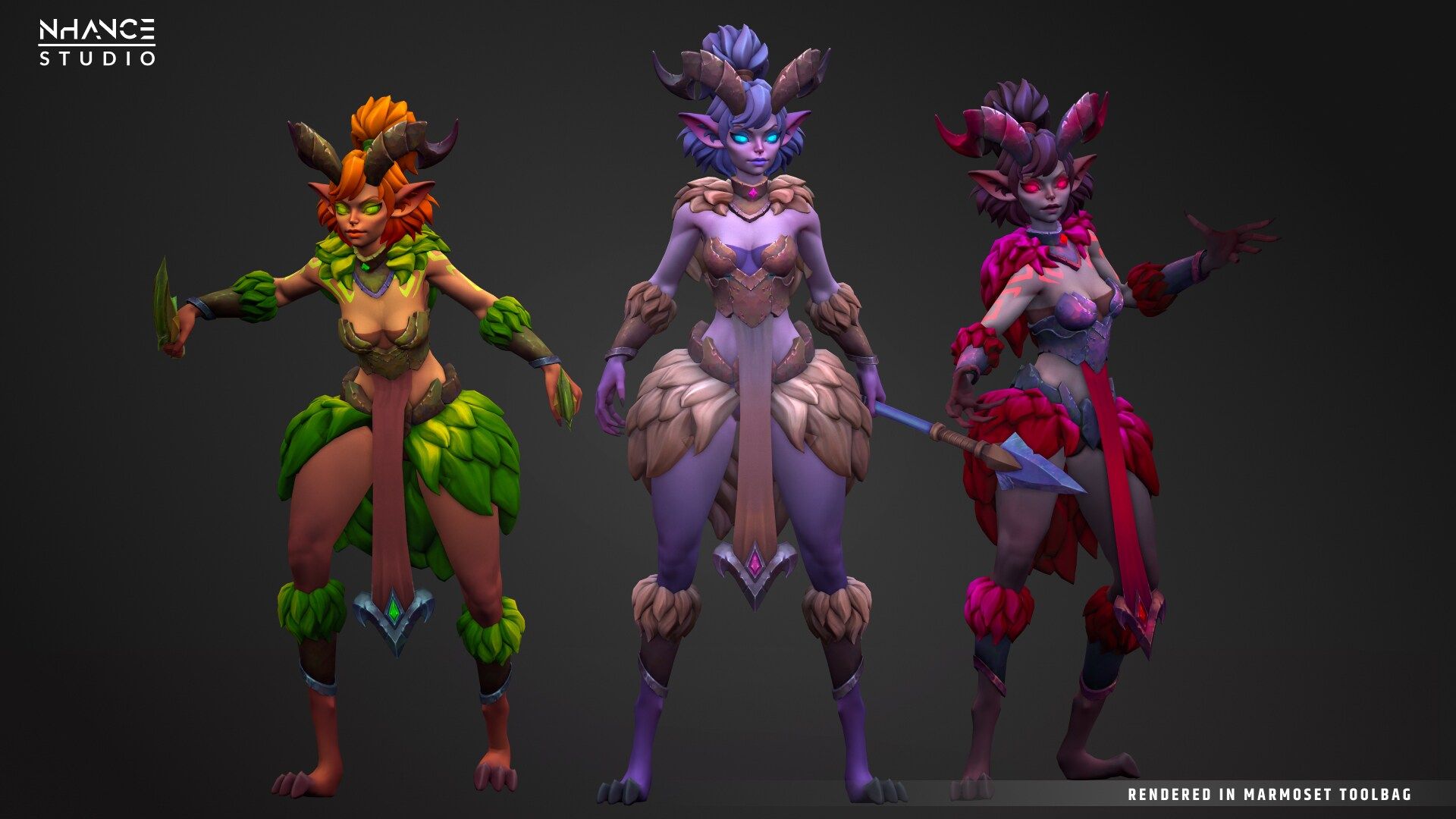 1920x1080 Modular Stylized Fantasy Dryad Hero in Characters