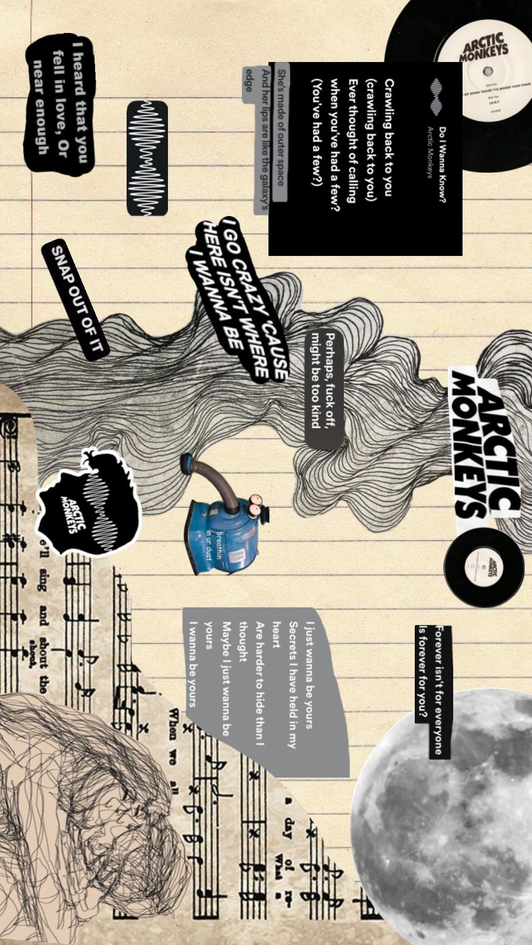 1080x1920 Check out swaghotti_'s Shuffles Arctic monkeys laptop wallpaper
