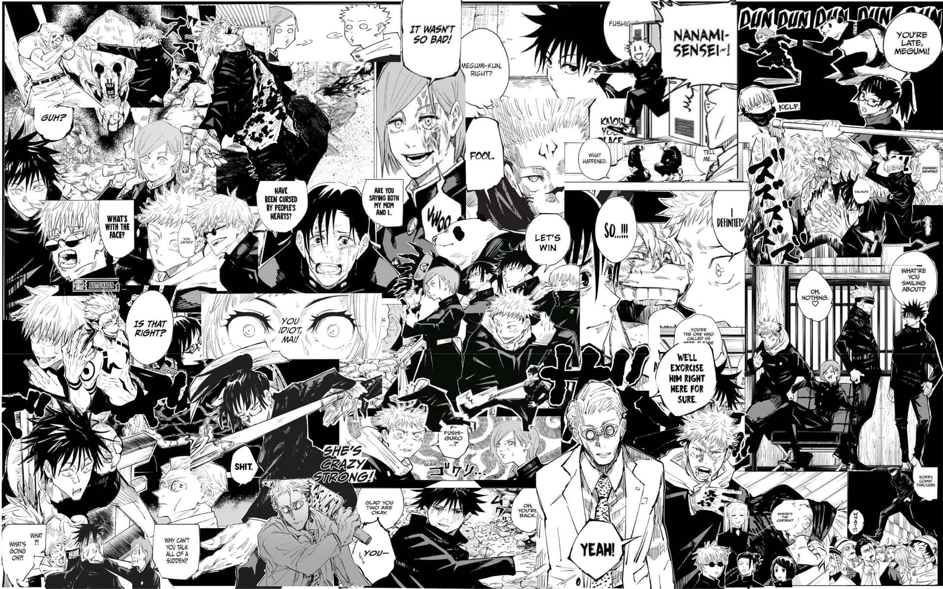 1920x1201 Download Enjoy the Unique Art Style of Manga Pages Wallpaper
