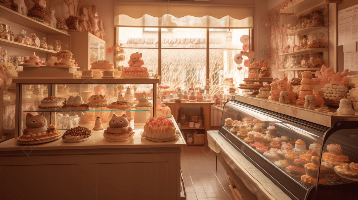 1200x673 Row Of Cakes On A Counter Background, Cake Shop Cute Decoration Cake, HD Photography Photo, Food Background Image And Wallpaper for Free Download
